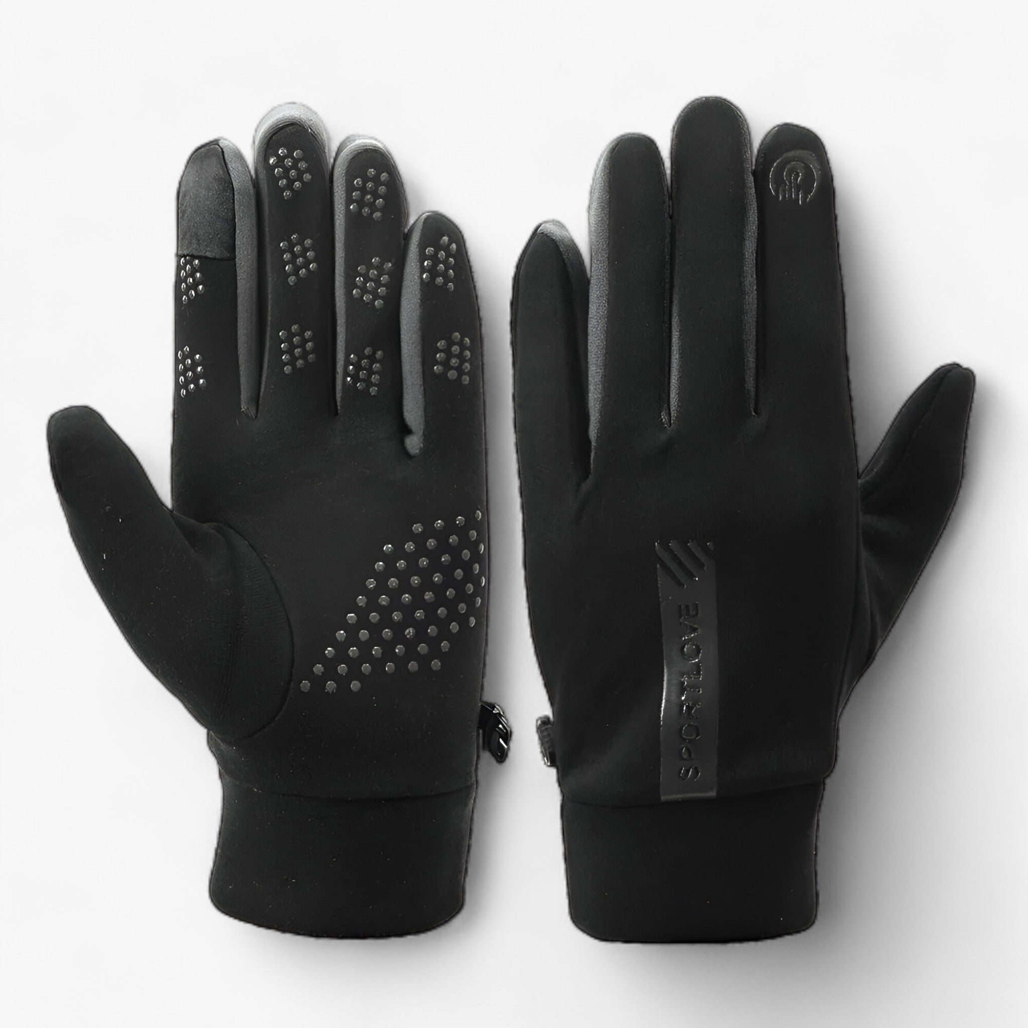 GlacierGuard | Guanti invernali: protezione calda e impermeabile - Nero (donna) - - Concept Palermo