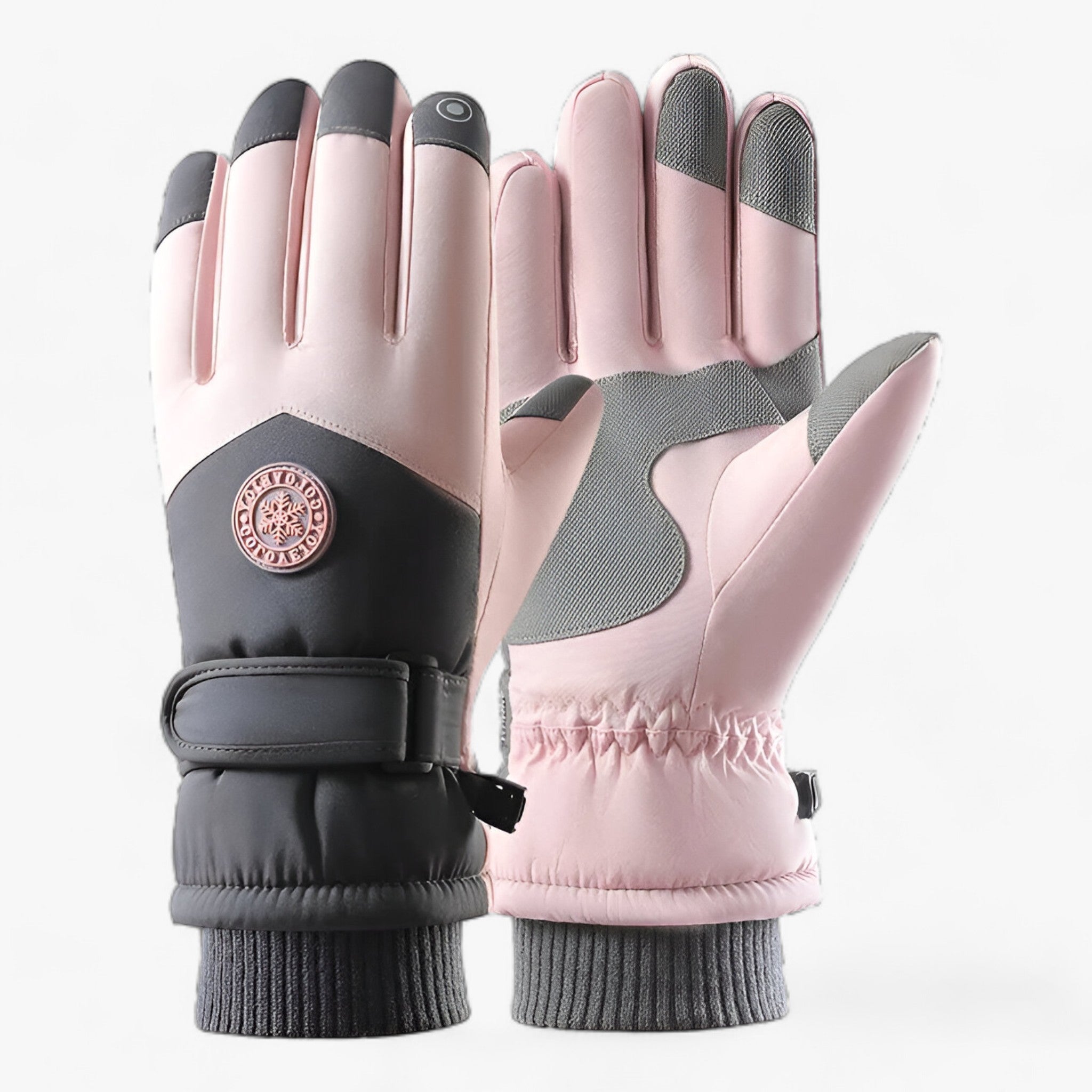 Guanti da sci GlacierPro | - Protezione impermeabile e termica - Rosa Donna - - Concept Palermo