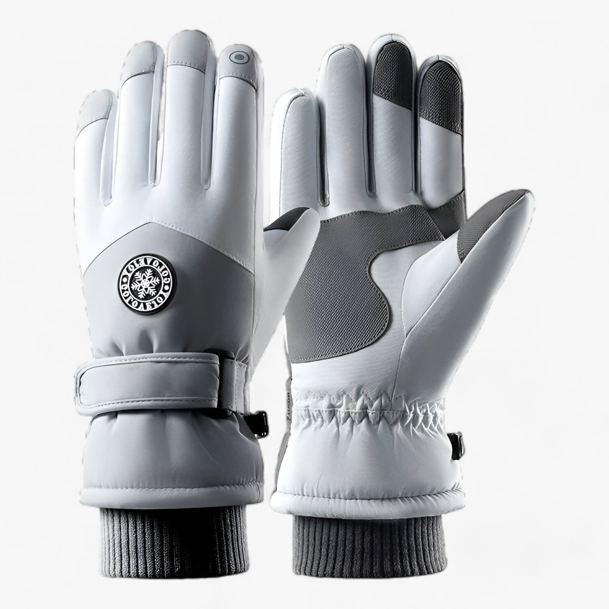 Guanti da sci GlacierPro | - Protezione impermeabile e termica - Grigio donna - - Concept Palermo