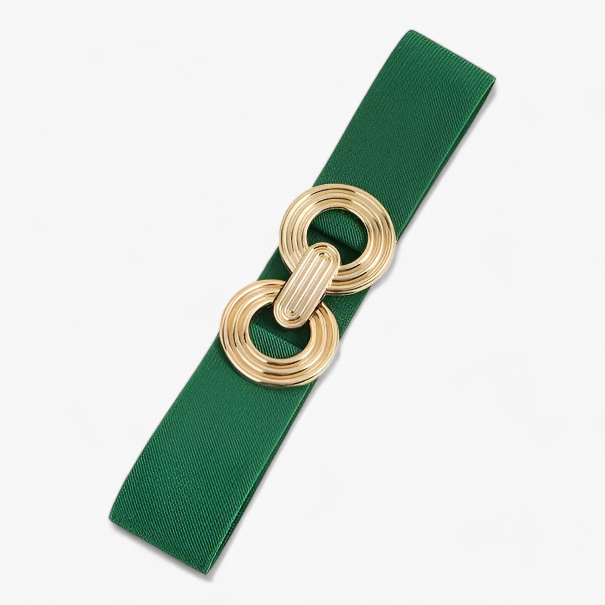 Chic | Elastico in vita - Perfetto per le feste e l'uso quotidiano - Verde - ADULT Belts China (mainland) fashion Geometric Polyester WOMEN women belts - Concept Palermo