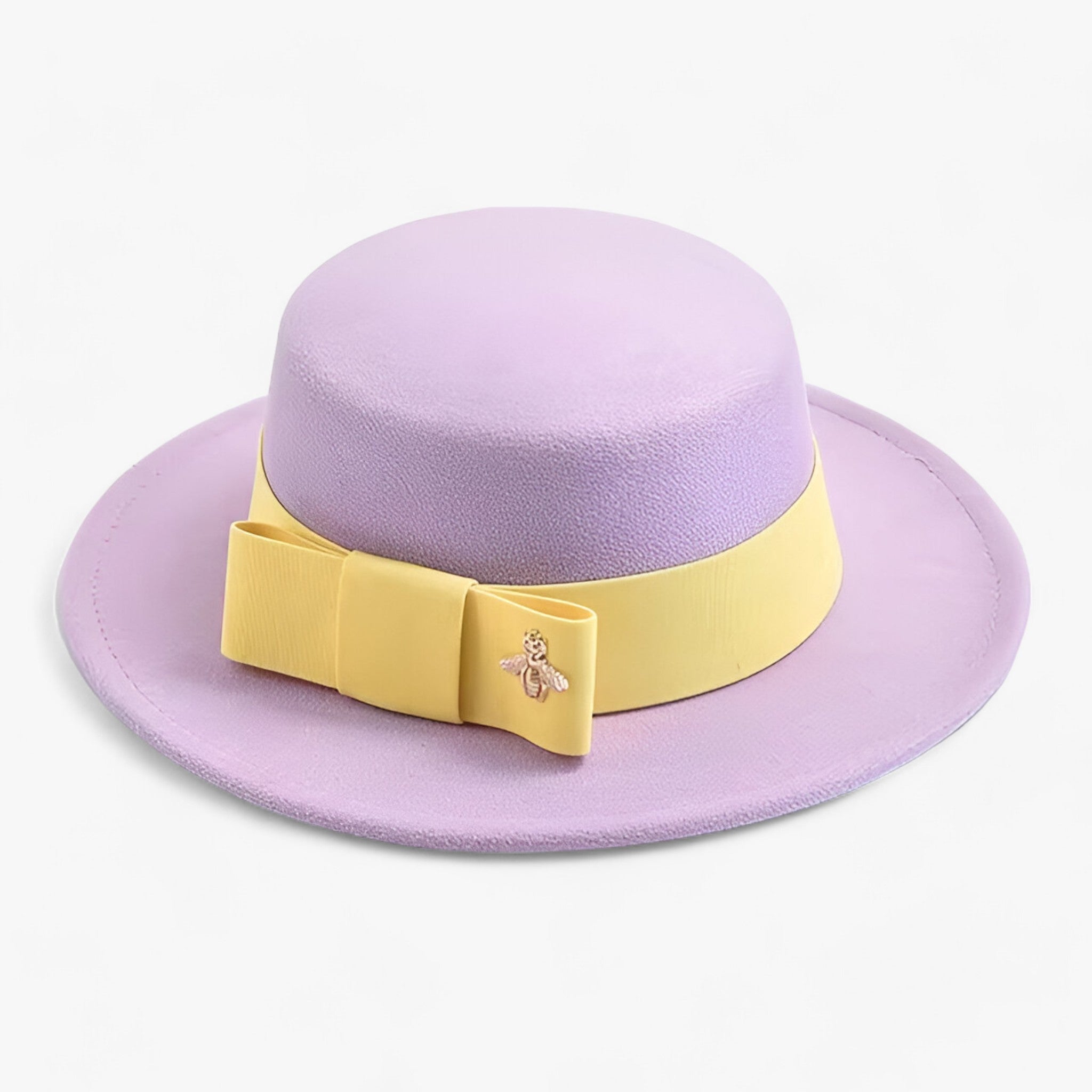 Ambra | Cappello Fedora da donna: elegante e alla moda per le occasioni formali - Viola chiaro 01 - beach hat bucket hats floppy hat Hat Hat for girls straw hat summer hat sun hat Sun Hats wide brim hat women hat - Concept Palermo