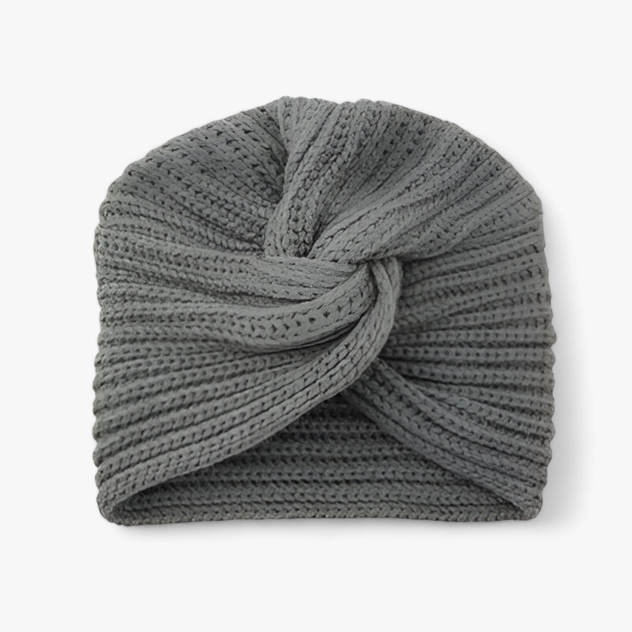 Tara | Turbante in maglia per donna - Comfort elegante in cashmere - Grigio scuro - bucket hats hat Sun Hats - Concept Palermo