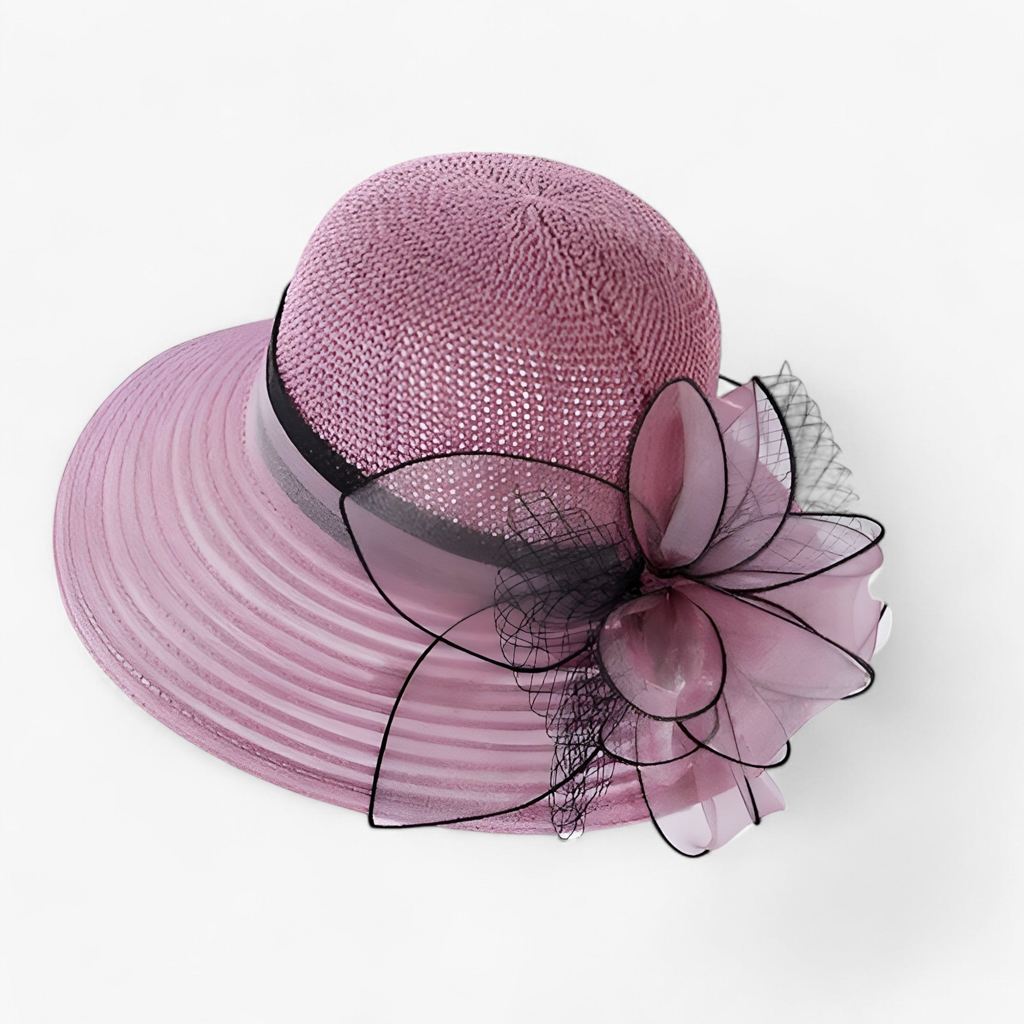 LUNA | Elegante cappello da donna - Tesa larga per la protezione solare - Viola - Beach Casual Hat Polyester Sun Hats WOMEN womens fashion womens hat - Concept Palermo