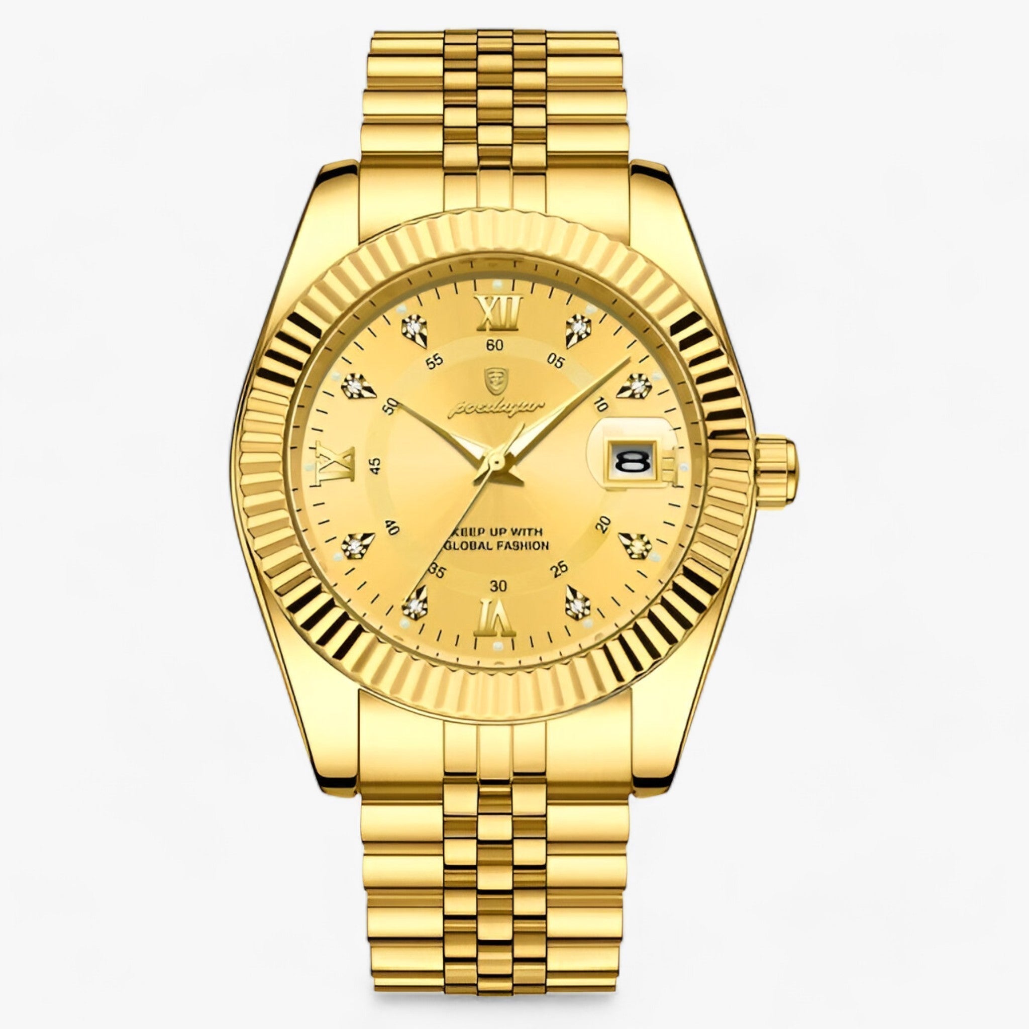 Everest | Elegante orologio da uomo al quarzo in acciaio inossidabile - Oro Oro - quartz wristwatches Smart Watches Smartwatch watch watches WATCHES FOR MEN Wristwatch - Concept Palermo