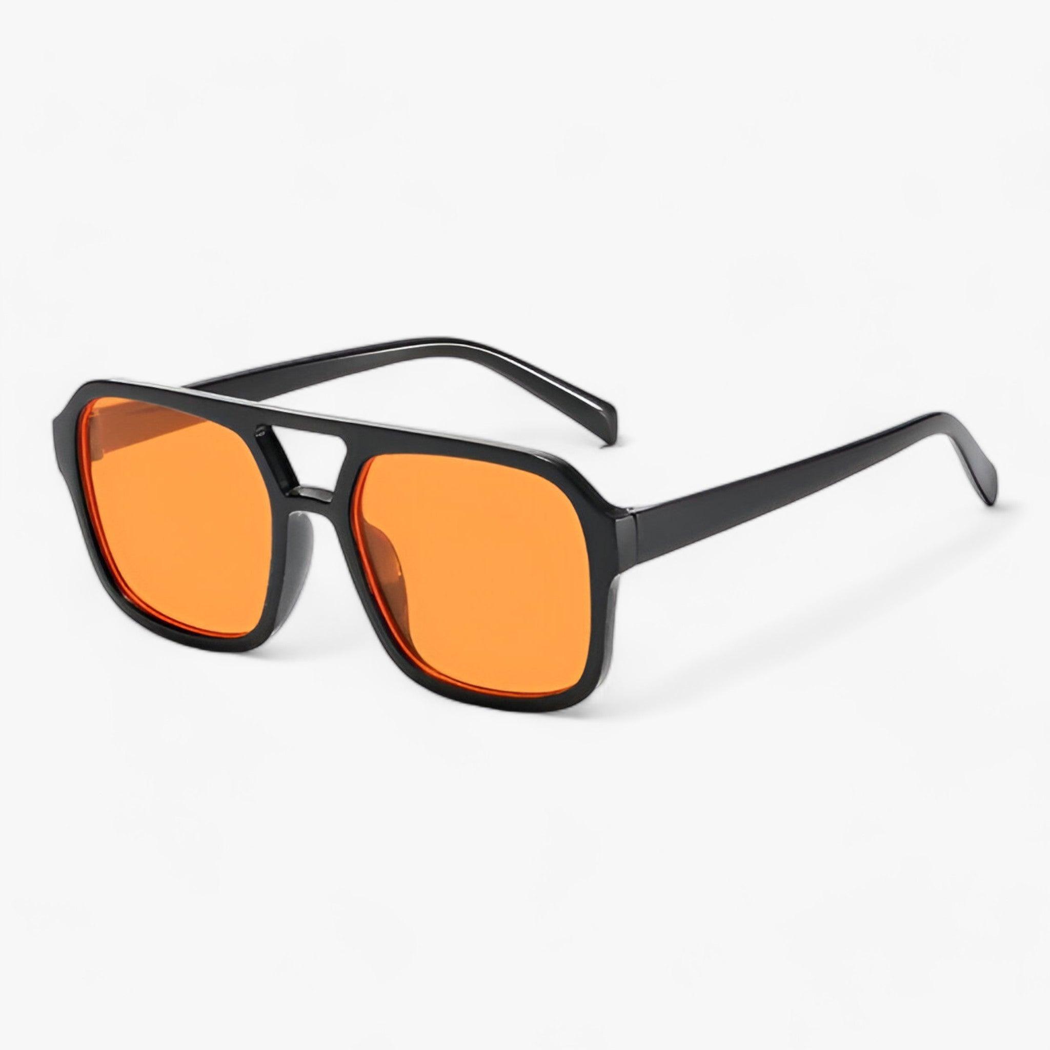 ICONIC | Occhiali da sole vintage quadrati: protezione per gli occhi elegante per tutte le occasioni - Arancione - Acrylic ADULT DLIDW EYEWEAR Mainland China Polycarbonate SQUARE Sunglasses UV400 WOMEN - Concept Palermo