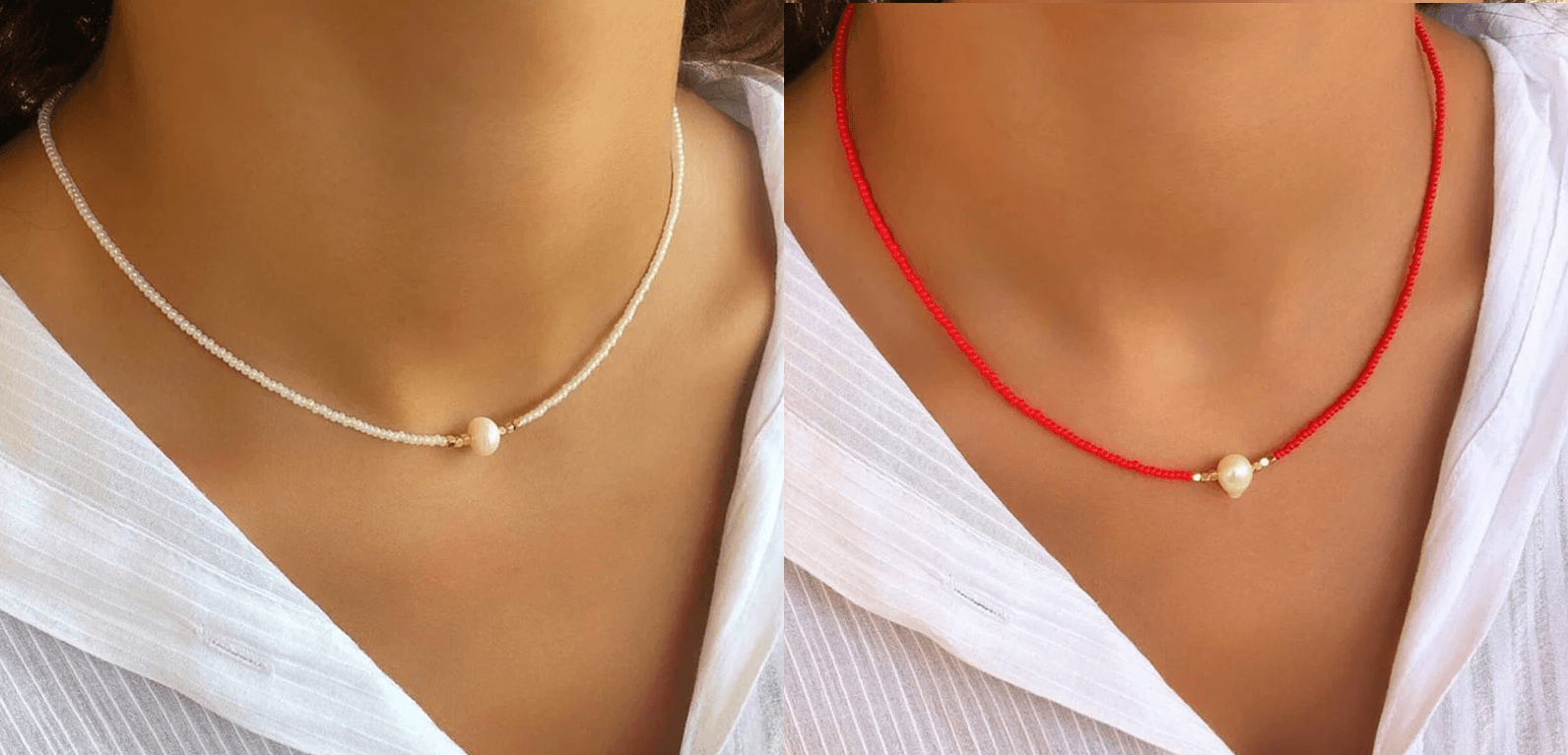Pocket Pearl™ - Collana con perle naturali 1+1 GRATIS - - necklace NECKLACES Necklaces for Women woman - Concept Palermo