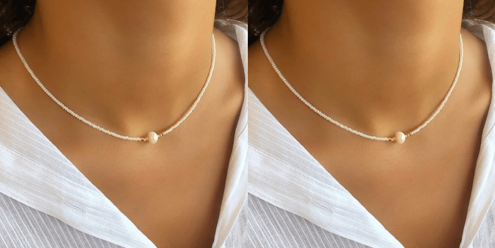Pocket Pearl™ - Collana con perle naturali 1+1 GRATIS - - necklace NECKLACES Necklaces for Women woman - Concept Palermo