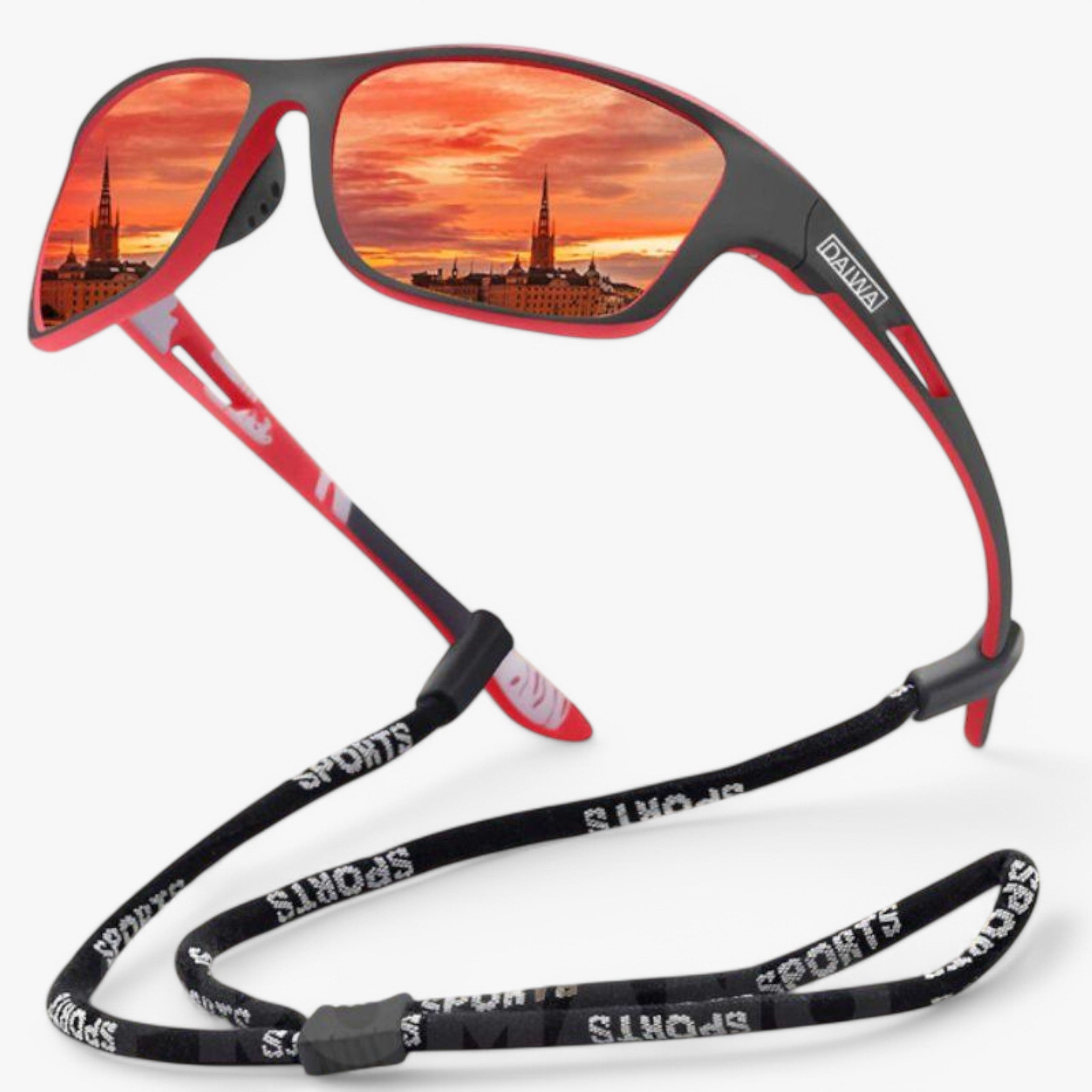 PolarSport PRO+ | Lunettes de soleil professionnelles (1+1 GRATUIT) - Rosso Fuoco - Old (Google) old_google - Concept Palermo