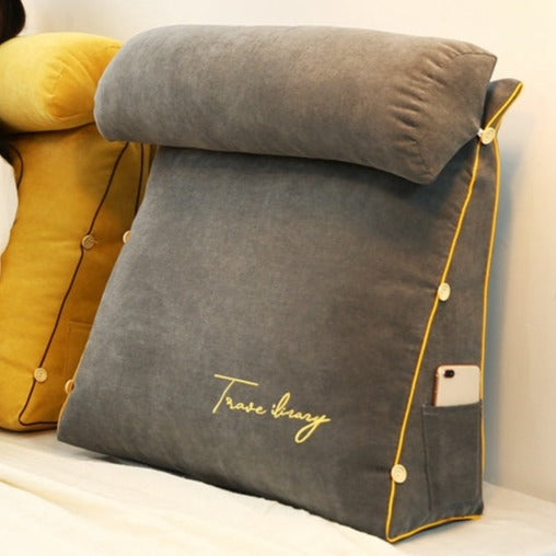Cuscino da Letto - Cuscino di Schienale Triangolare - - new_for_google Zeer gewild-tag - Concept Palermo