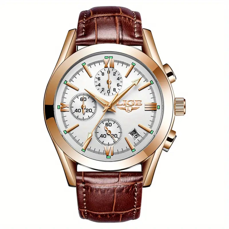 QuartzWatch™ - Orologio militare di lusso - Oro rosa bianco - watches WATCHES FOR MEN - Concept Palermo