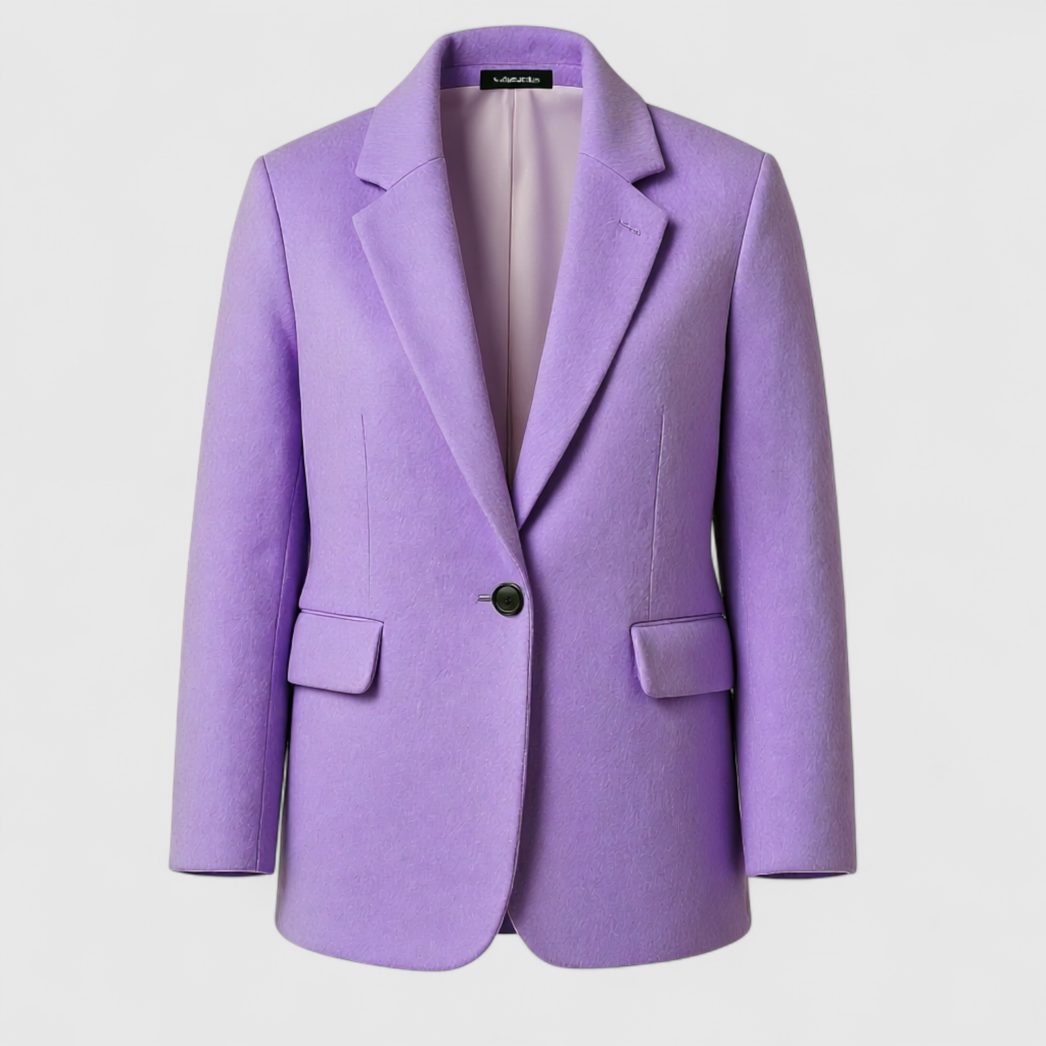 Idalia | Giacca Elegante - Lavanda - abbigliamento autunnale giacca casual giacca con bottoni giacca con rever giacca elegante giacca in tweed unisex giacca invernale giacca lavabile giacca morbida giacca versatile - Concept Palermo