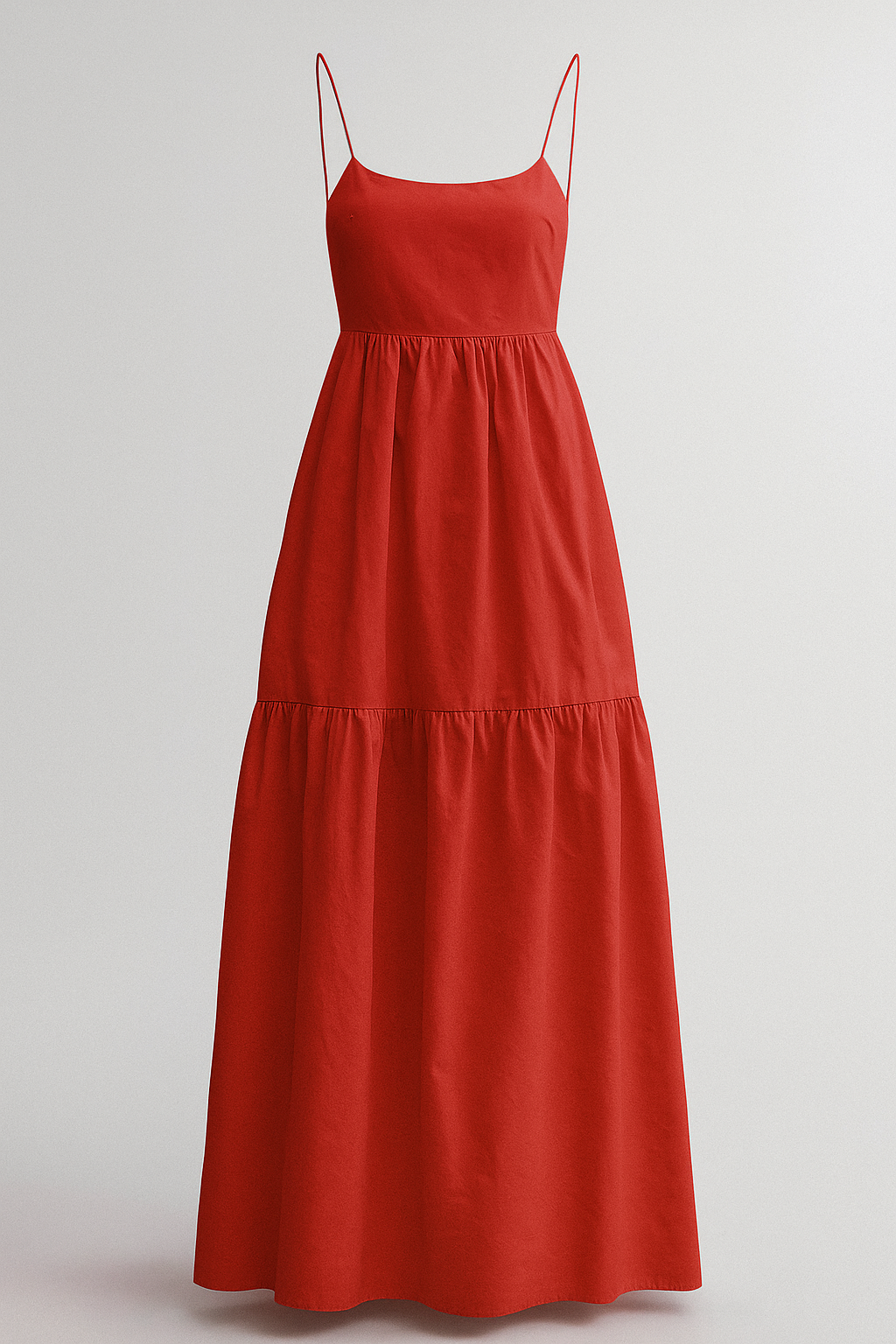 Vestito estivo Allesia con spalline sottili - Rosso - day dresses Dresses fashion female dress women Women Dress - Concept Palermo
