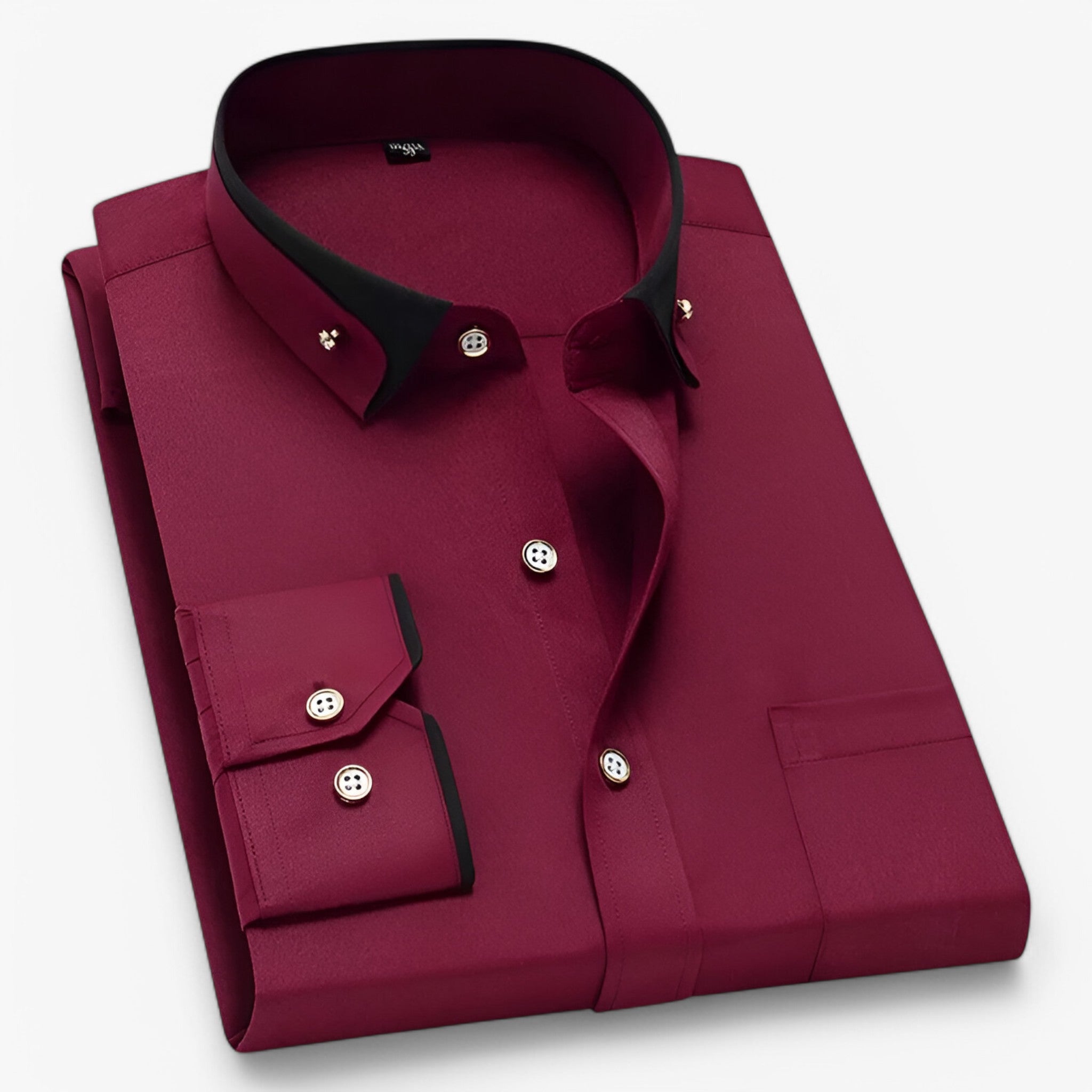 Luke | Camicia formale - Elegante e confortevole - Rosso - Ny Nye Ankomster Udsalg - Concept Palermo