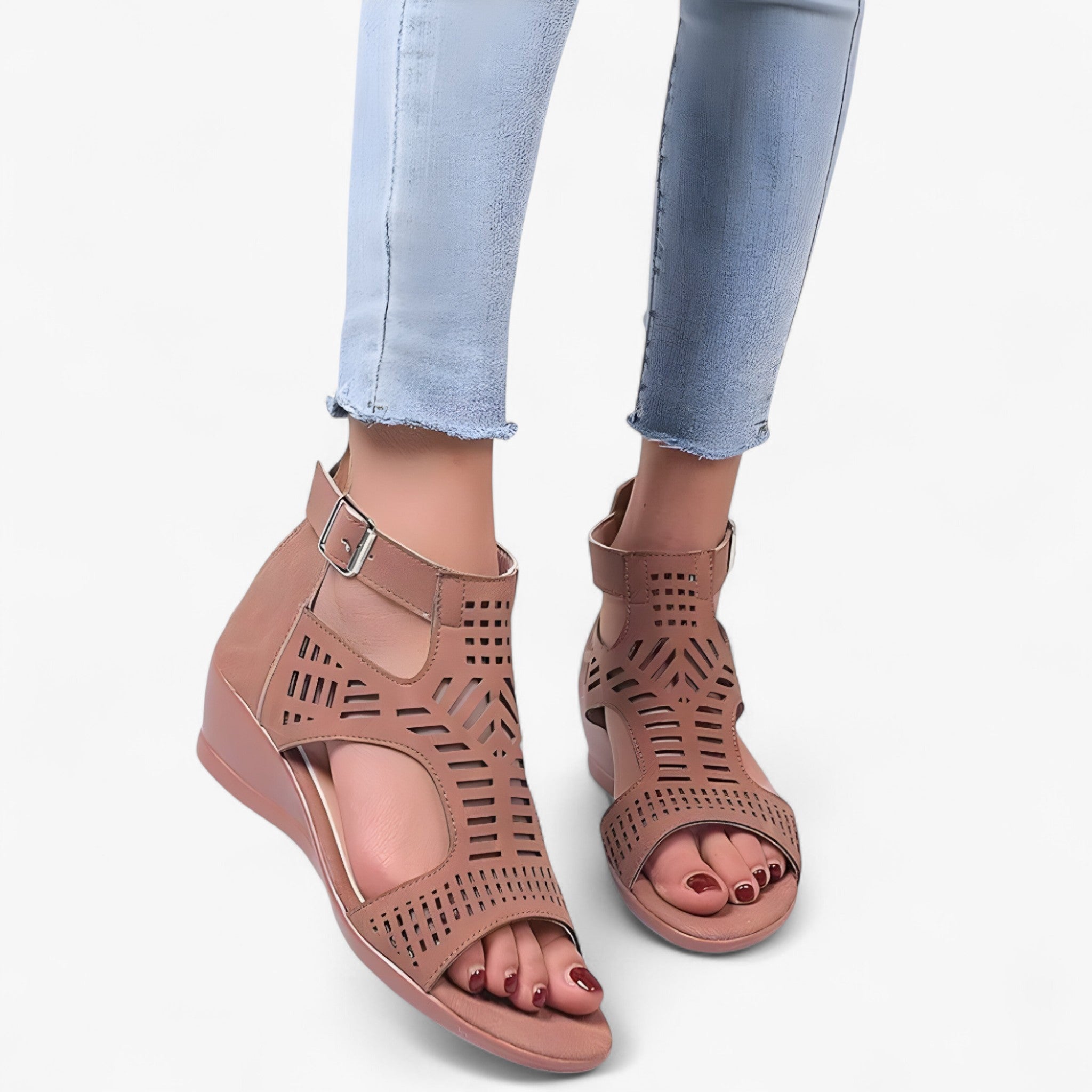 Liz | Sandali con suola compensata - Eleganti e comodi