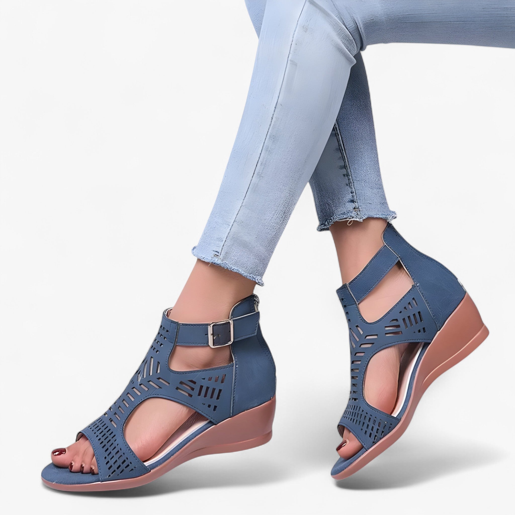 Liz | Sandali con suola compensata - Eleganti e comodi