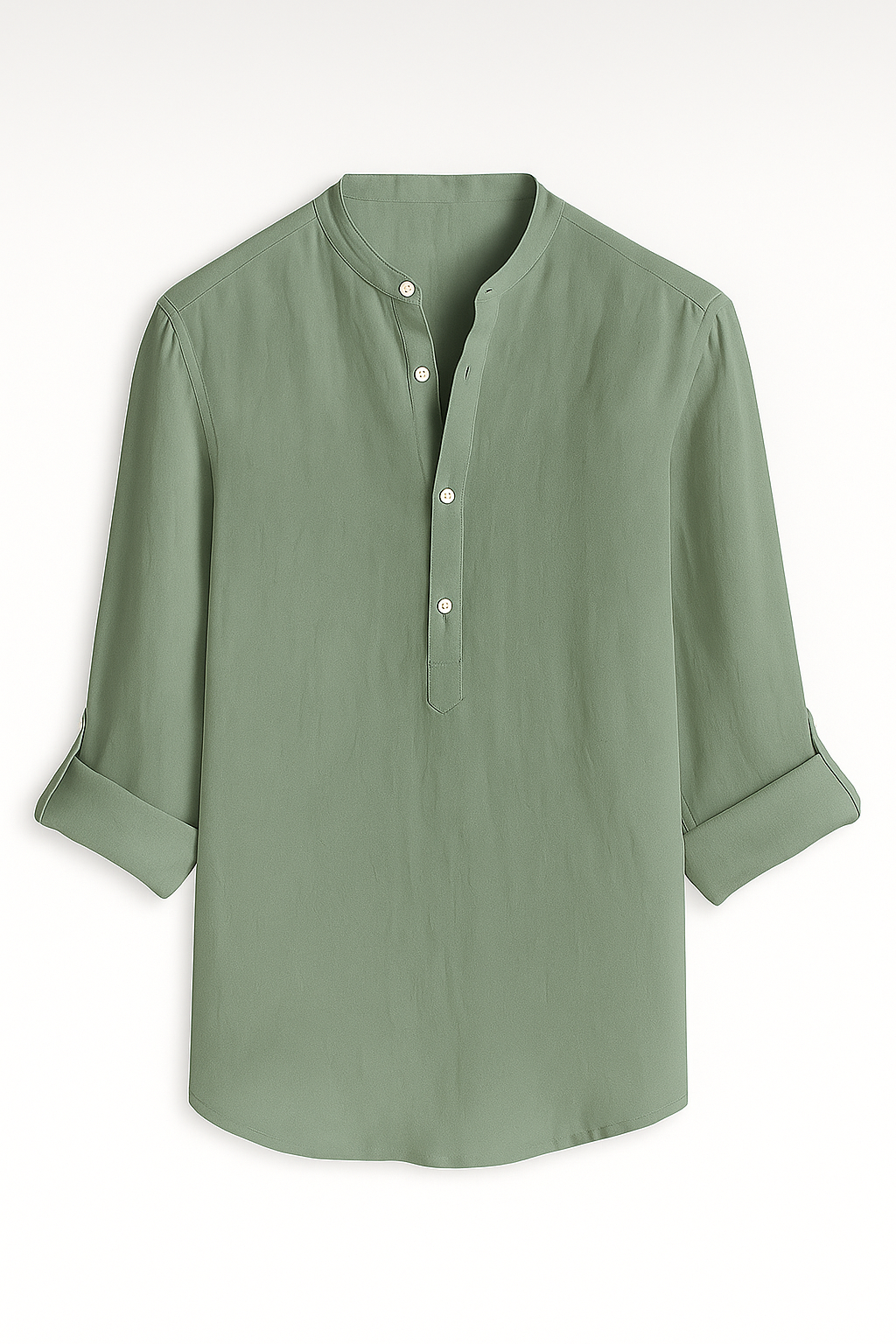 Alix | Camicia leggera da uomo in lino - Verde chiaro - men Shirts - Concept Palermo