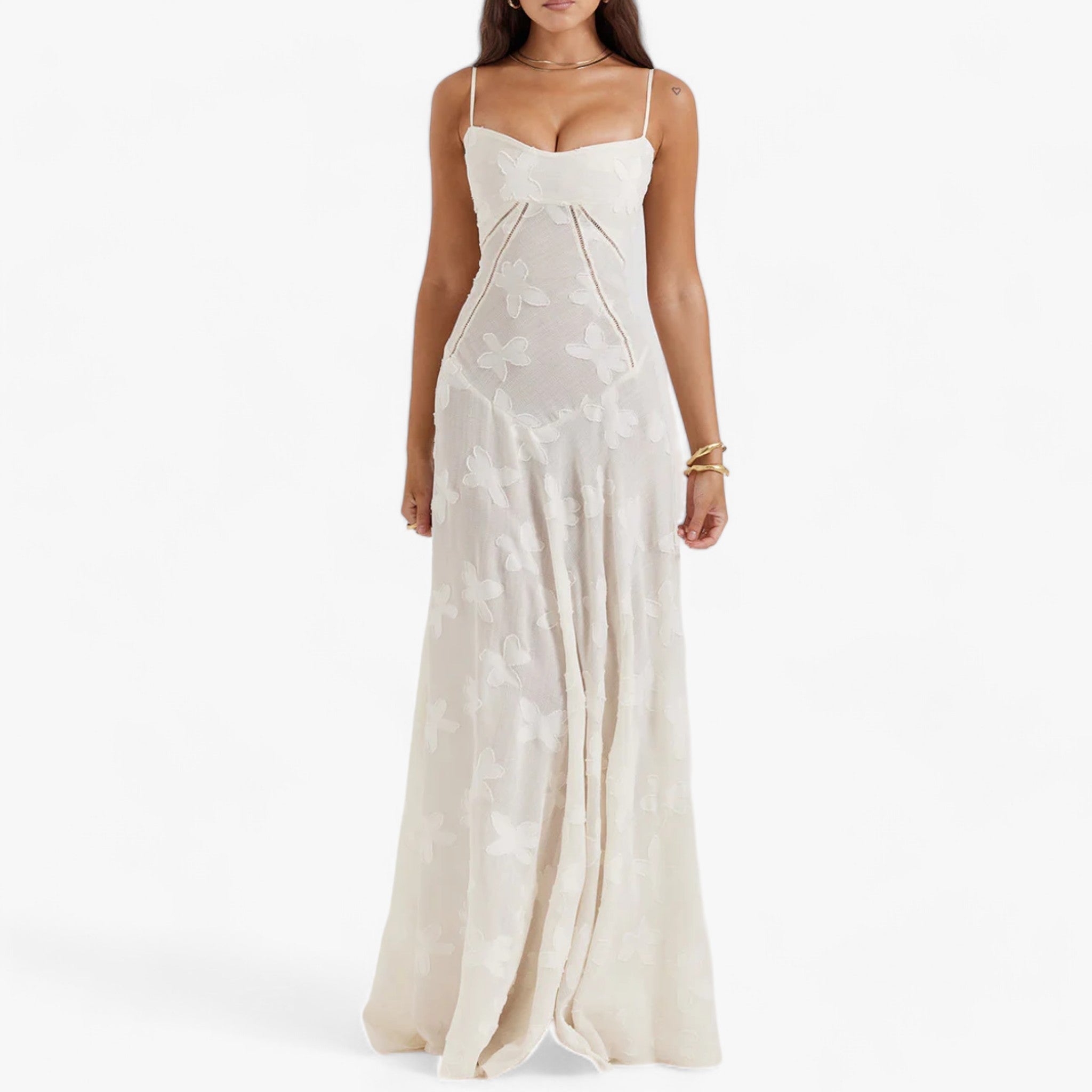 Ariel | Abito stile corsetto - sottolinea le curve senza sforzo - Bianco - - Concept Palermo
