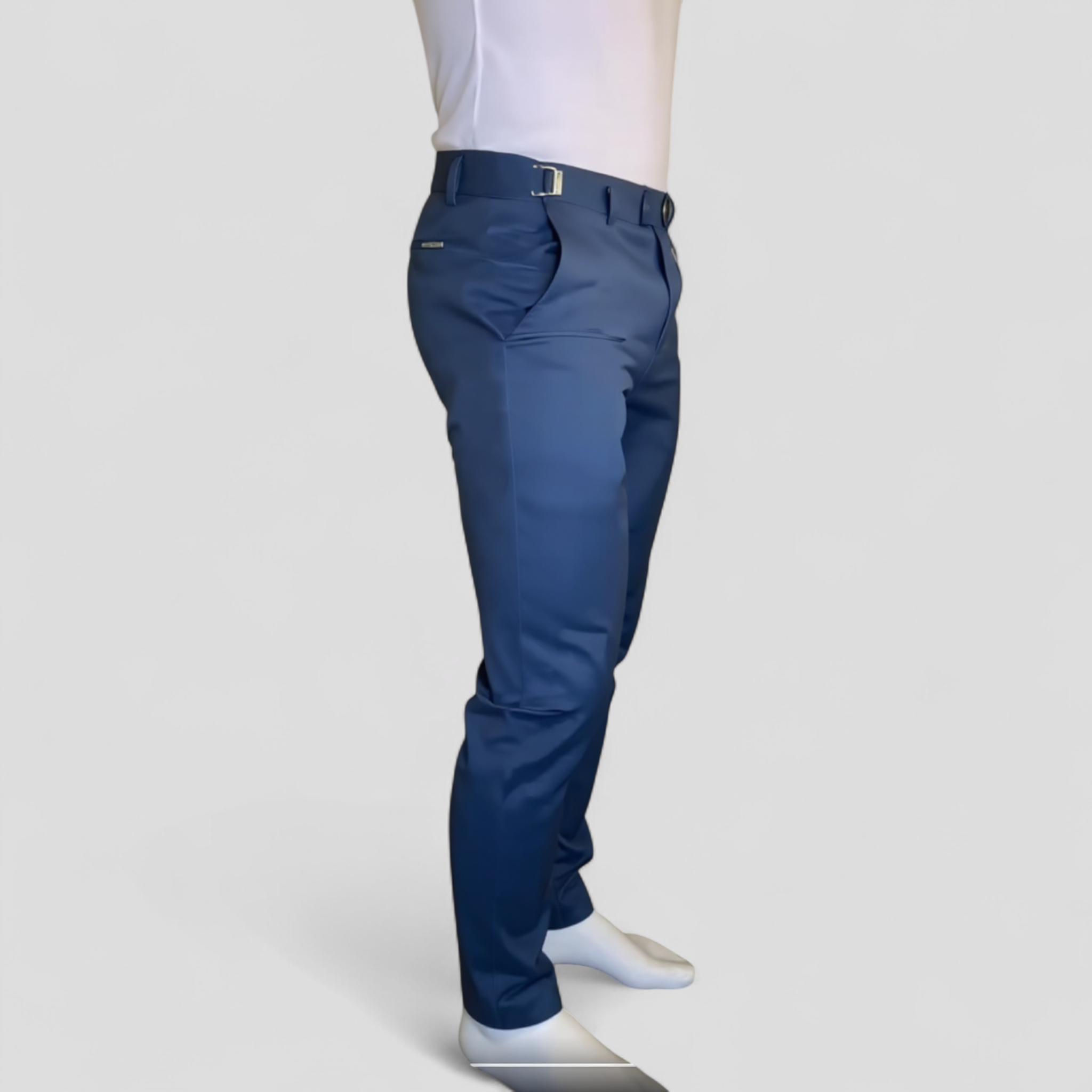 Piero | Pantaloni Uomo Slim Fit con Vita Elastica - - pantaloni casual pantaloni comfort pantaloni elastici pantaloni eleganti uomo pantaloni moda uomo pantaloni slim fit pantaloni traspiranti pantaloni versatili - Concept Palermo