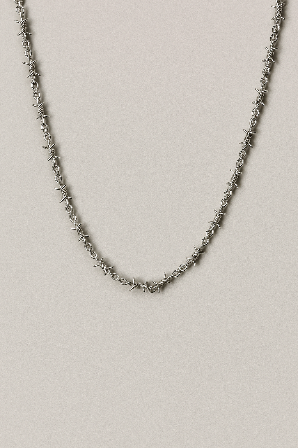 Avah | Recinzione in filo chain in acciaio colato - Argento - mens accessory mens jhewelry necklace for men - Concept Palermo
