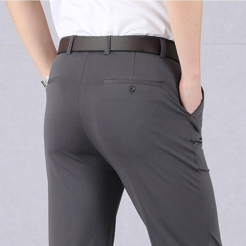 Slacks® | Pantaloni Elasticizzati Uomo - Grigio - Old (Google) old_google Zeer gewild-tag - Concept Palermo