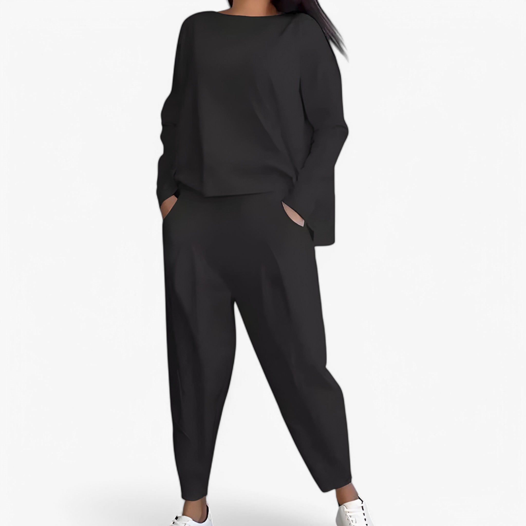 Aldith | Set di pantaloni della tuta - Accogliente e alla moda - Nero - - Concept Palermo