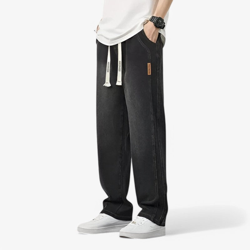 Jace | Pantaloni in denim - Trendy e comodi - Grigio scuro - - Concept Palermo