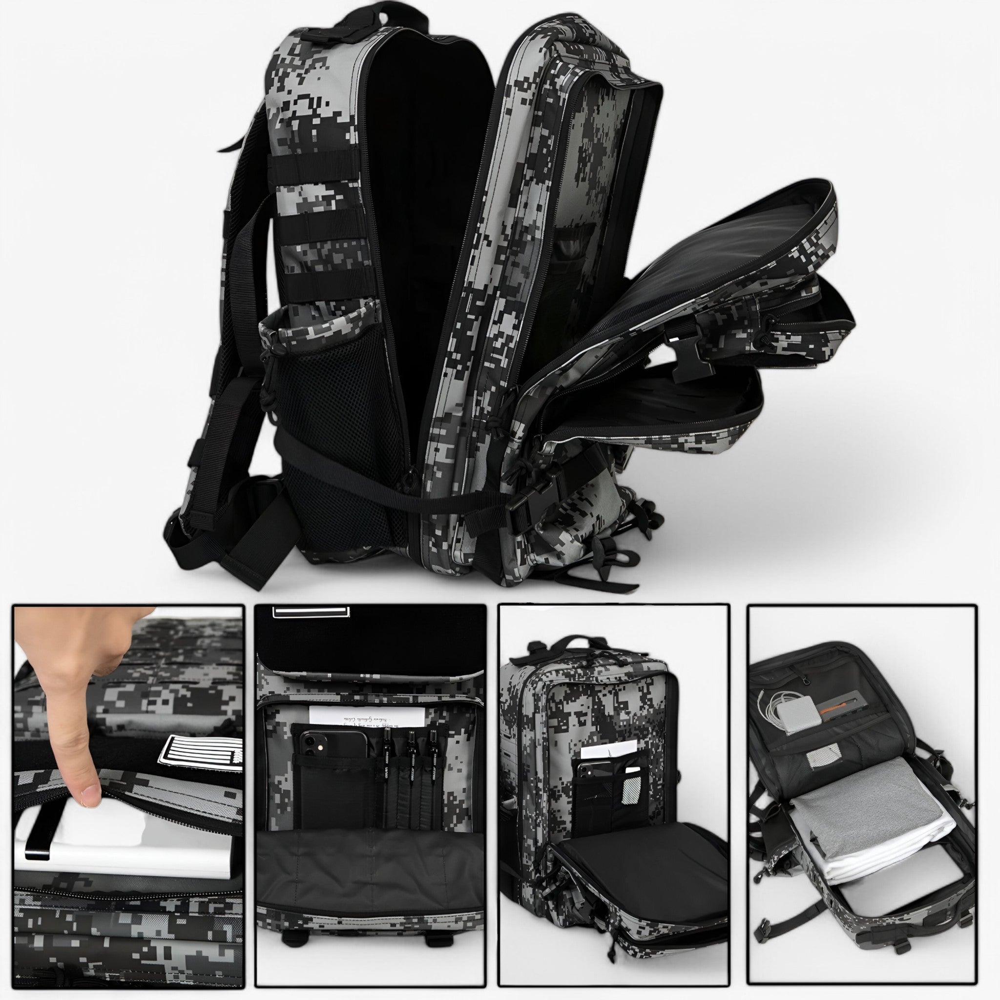 Zaino tattico - Duraturo eImpermeabile - - Backpacks hiking backpacks - Concept Palermo