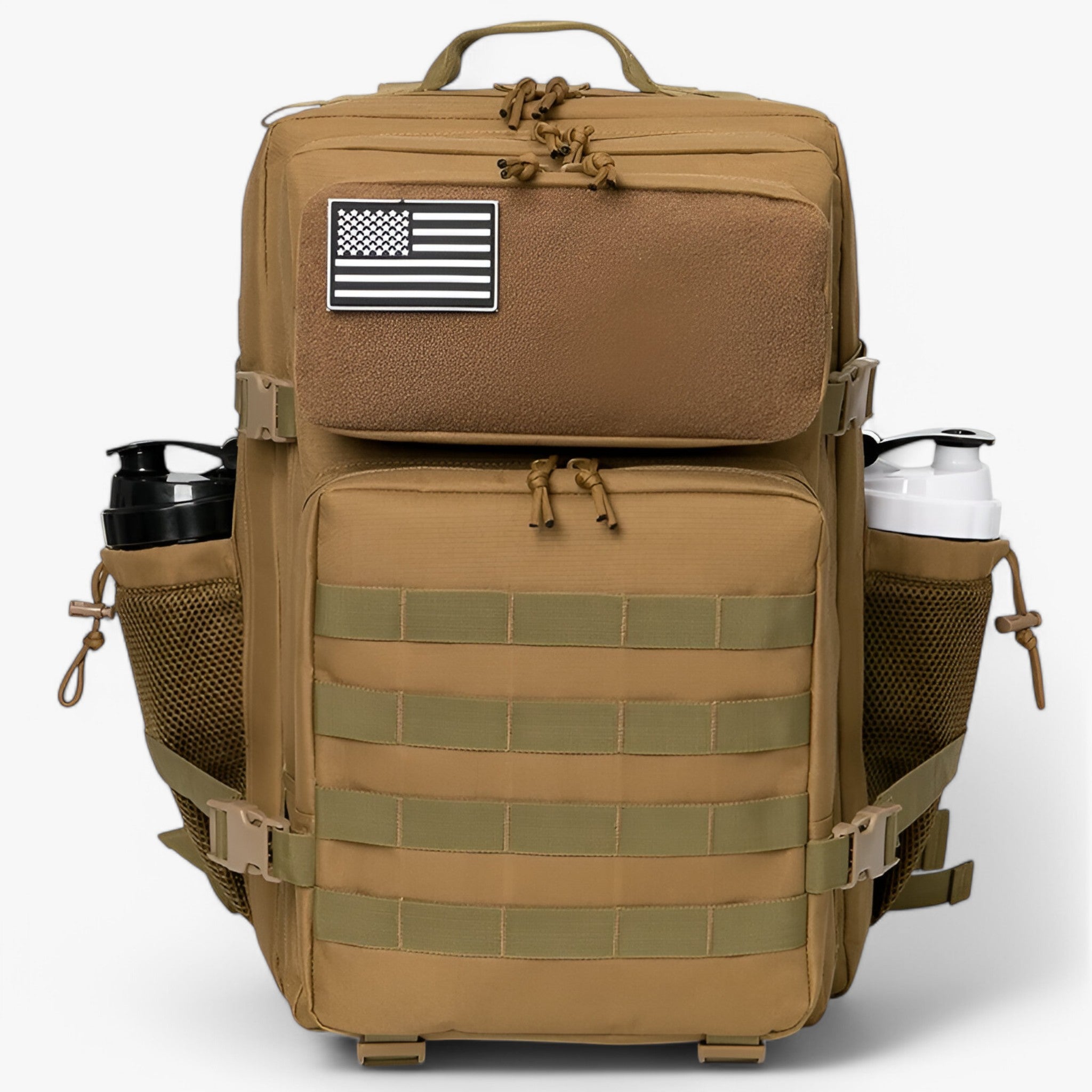 Zaino tattico - Duraturo eImpermeabile - 1.0 Khaki - Backpacks hiking backpacks - Concept Palermo