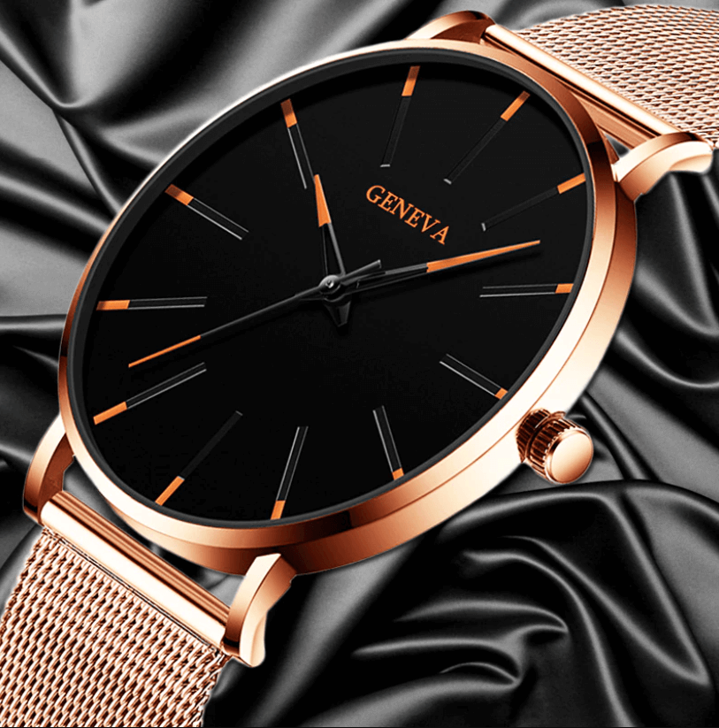 GENEVA | Orologio business ultrasottile per uomo - - BFCM new_for_google_may Watches Wristwatch - Concept Palermo