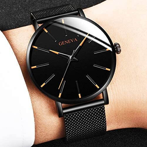 GENEVA | Orologio business ultrasottile per uomo - - BFCM new_for_google_may Watches Wristwatch - Concept Palermo