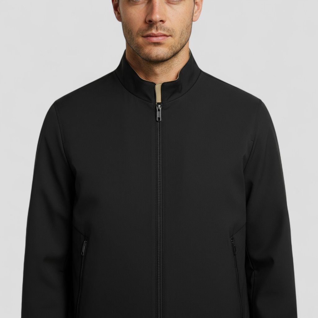Giacca da Uomo Casual per Primavera e Autunno - - abbigliamento casual abbigliamento stagionale giacca alta qualità giacca autunno giacca collo stand giacca elegante giacca primavera giacca uomo giacca versatile - Concept Palermo