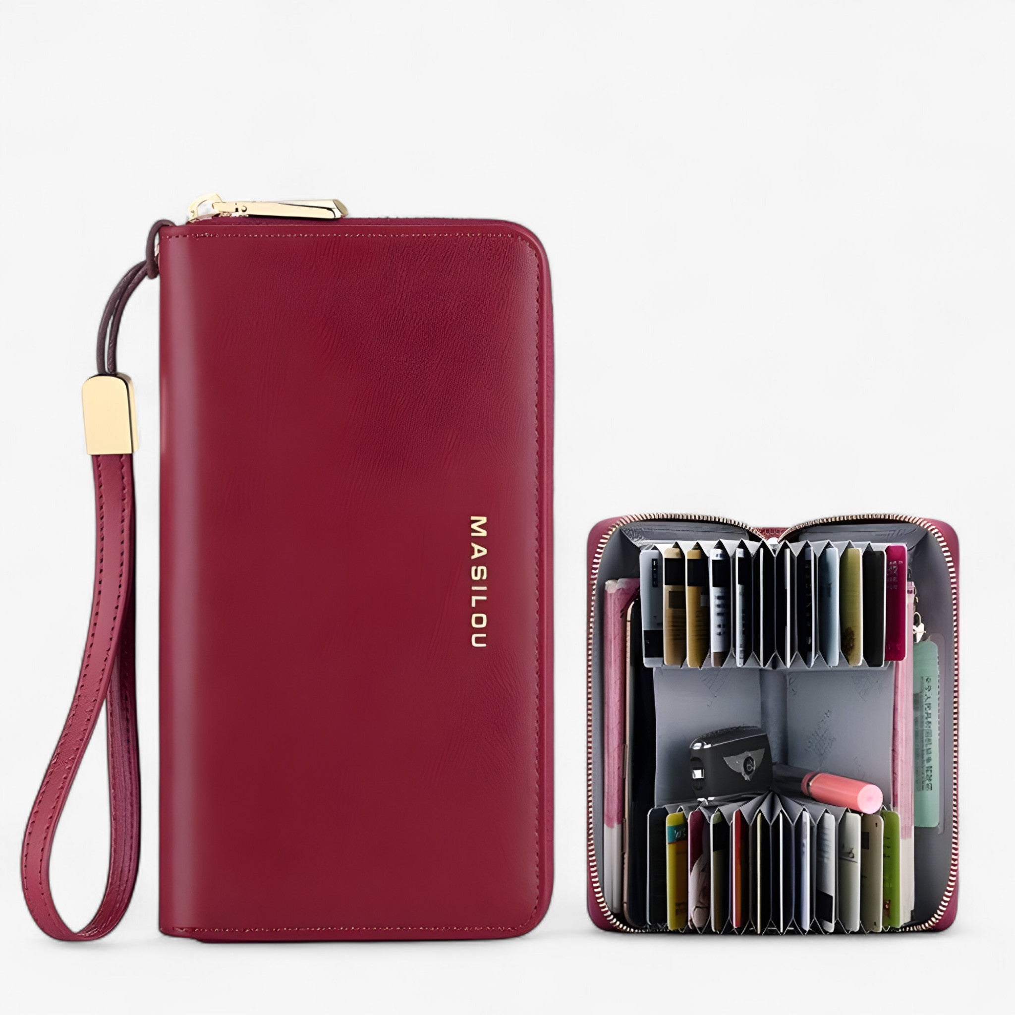 Portafoglio RFID Unisex - CERNIERA (PER DONNE) - men's wallet wallets women's wallet - Concept Palermo