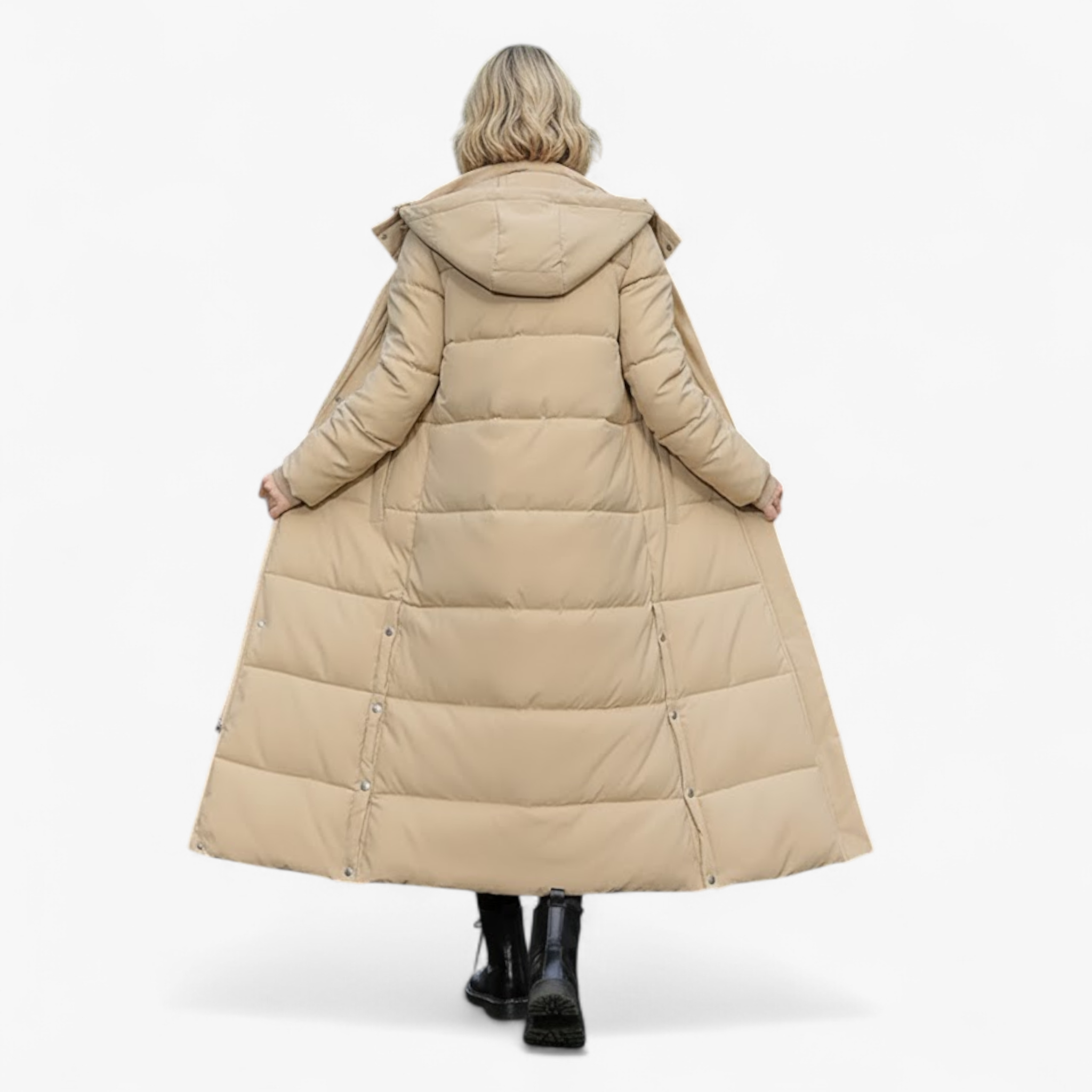 Chiara | Giacca Invernale Donna Lunga con Cappuccio - - cappotto coreano cappotto donna cappotto spesso giacca alla moda giacca autunno inverno giacca calda giacca comoda giacca elegante giacca lunga parka con cappuccio - Concept Palermo