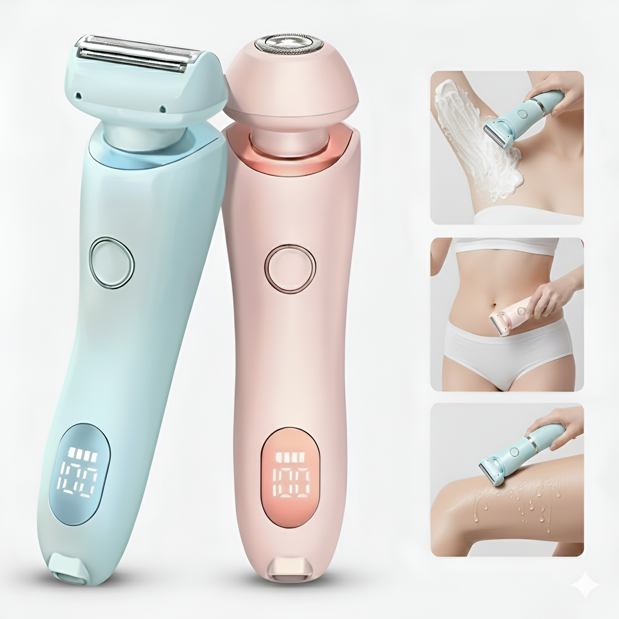Rasoio Elettrico Avanzato - - design flessibile dispositivo portatile rasatura delicata rasatura impermeabile rasatura liscia rasoio elettrico tecnologia SmartSkin - Concept Palermo
