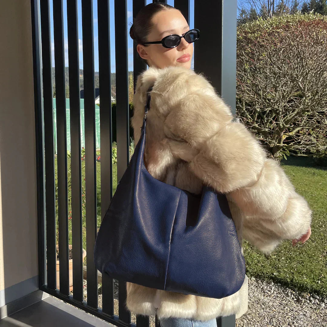 Kaia | Borsa Hobo in Pelle Vegana - - Bags Leather Bag women bags - Concept Palermo