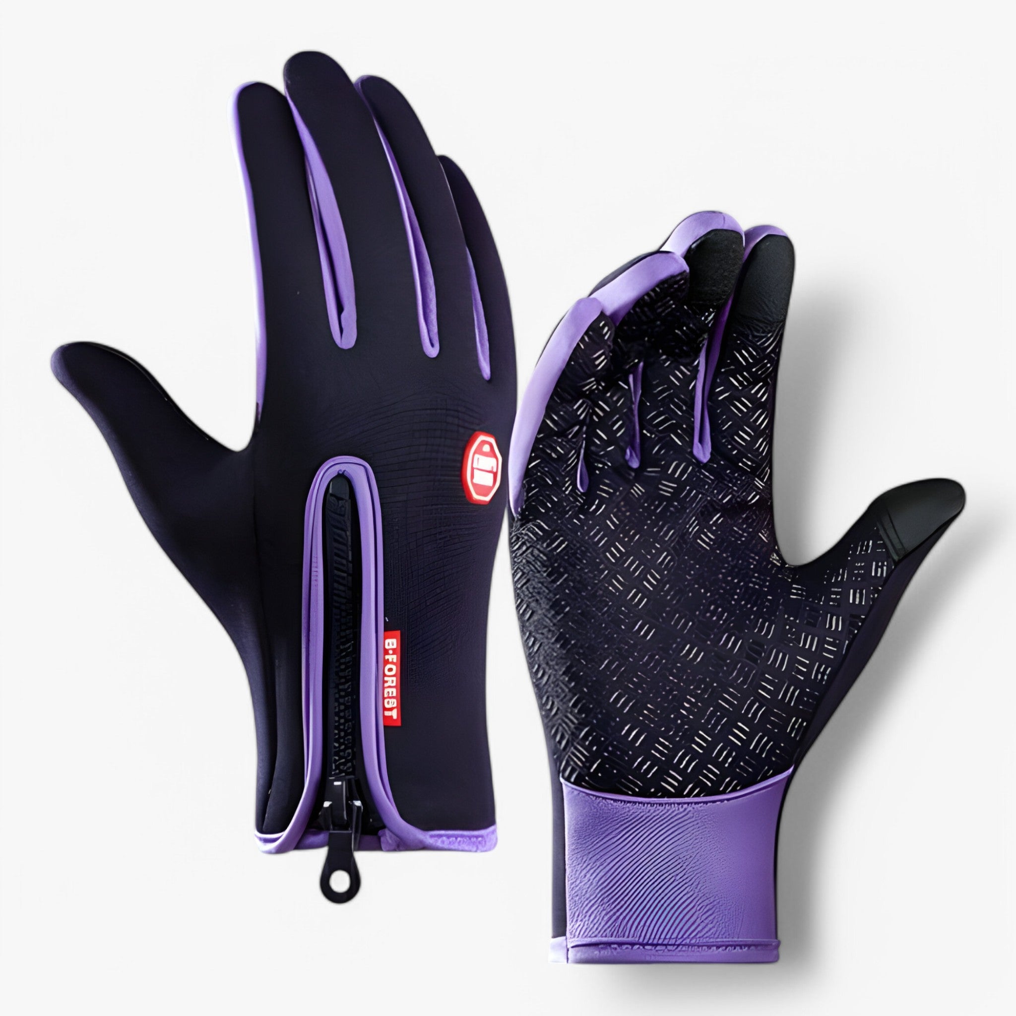 Allen - Guanti caldi versatili - Viola - hiver reduction - Concept Palermo