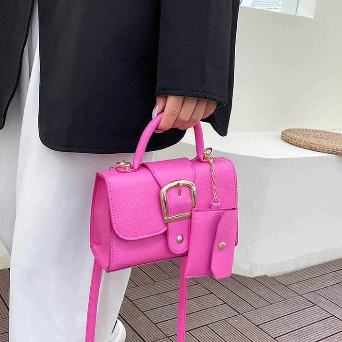 Borsa da donna con portamonete - - bag bags felgele handtas festival tas dames festival tasje Handbag Handtas oranje handtas Shoulder Bags tas witte handtas Women's handbags zwarte handtas - Concept Palermo