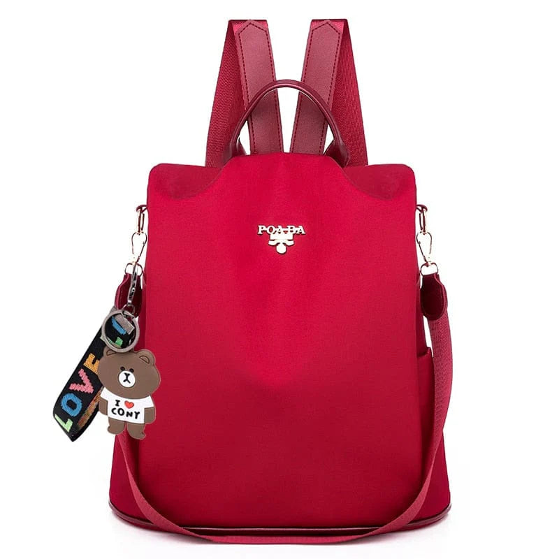 Zaino impermeabile antifurto - Rosso - Backpacks Travel Essentials - Concept Palermo