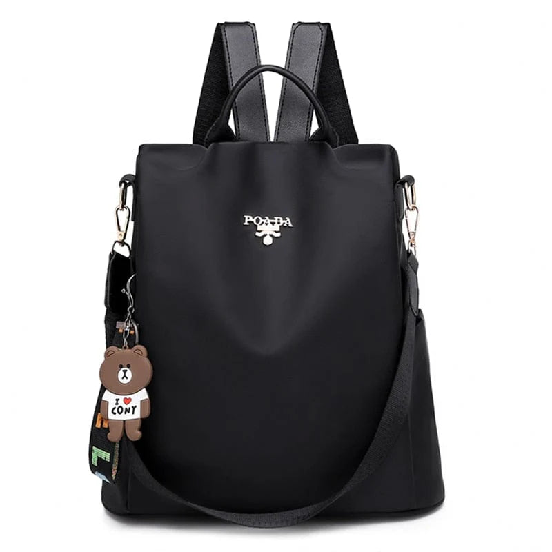 Zaino impermeabile antifurto - Nero - Backpacks Travel Essentials - Concept Palermo