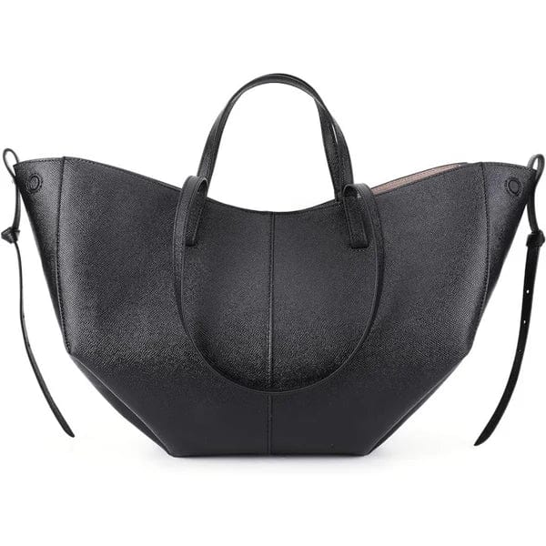 XTasken - Borsa a tracolla in pelle - Nero - new_for_google Taske - Concept Palermo