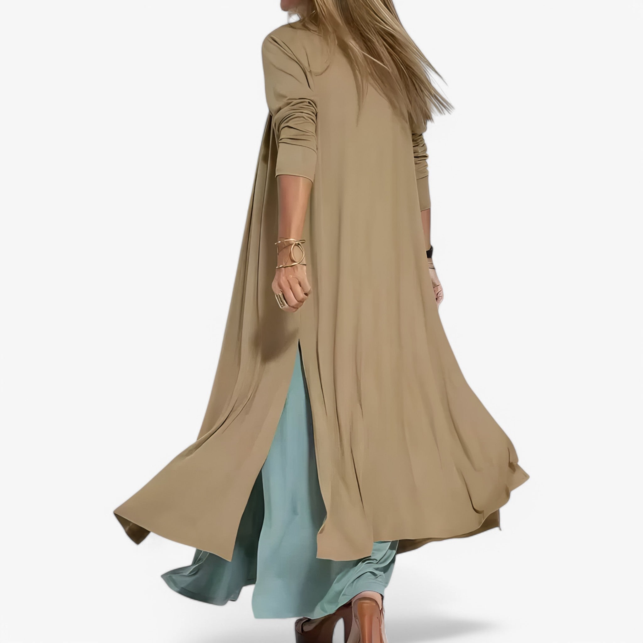 Helen | Abito lungo con cardigan in omaggio - Chic e confortevole - - - Concept Palermo