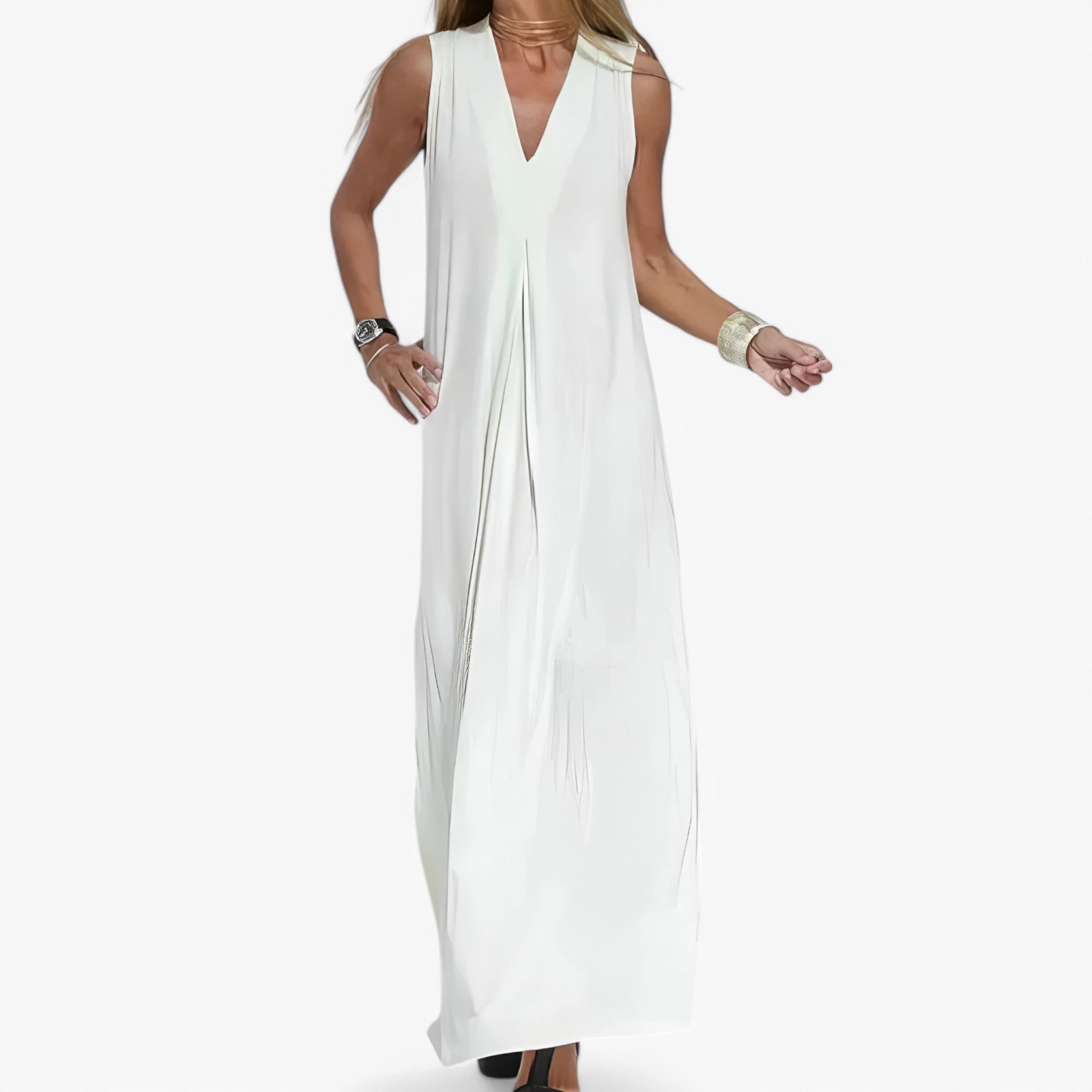 Helen | Abito lungo con cardigan in omaggio - Chic e confortevole - - - Concept Palermo