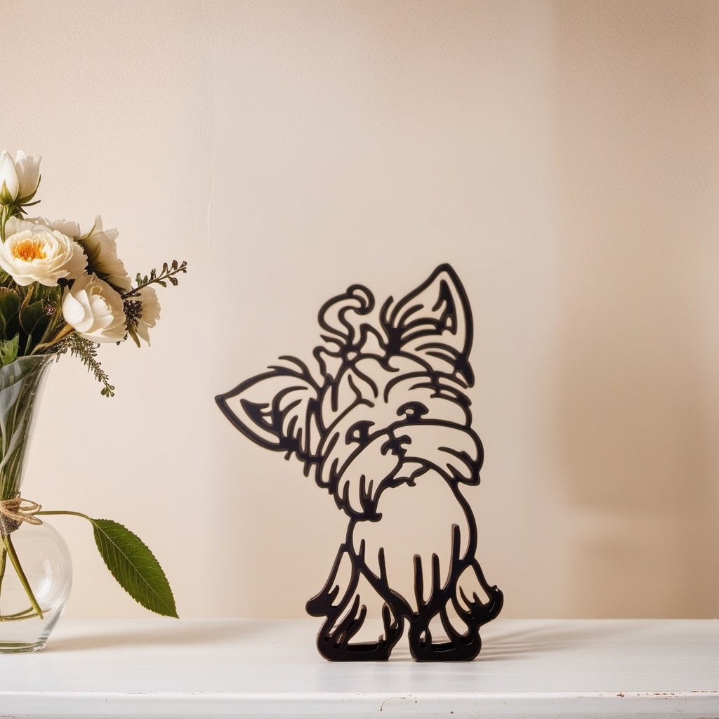 Samisa - Sculture astratte di cani - Terrier dello Yorkshire - showvariant - Concept Palermo