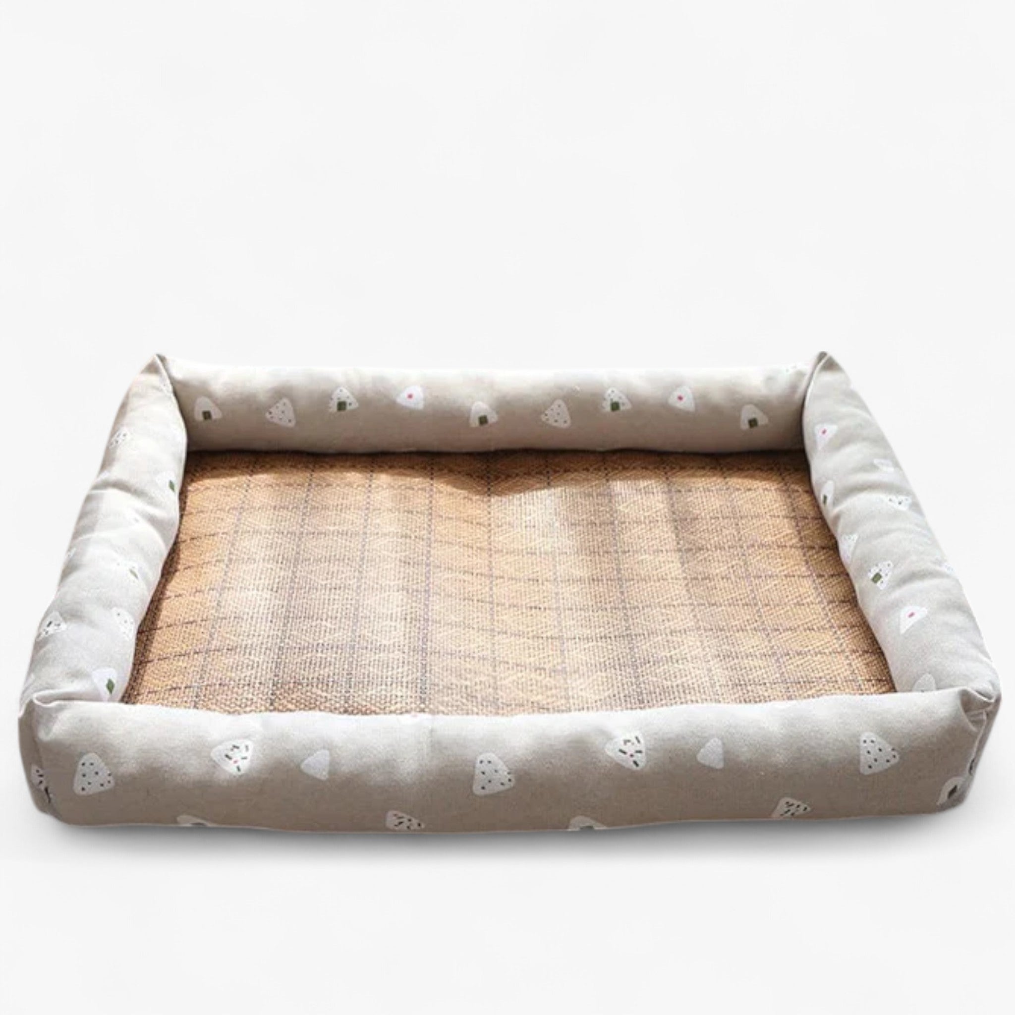 Tappetino rinfrescante estivo per animali domestici - quadrato multicolore raffreddante - Beige - cooling bed for pets pet bed pet beds - Concept Palermo