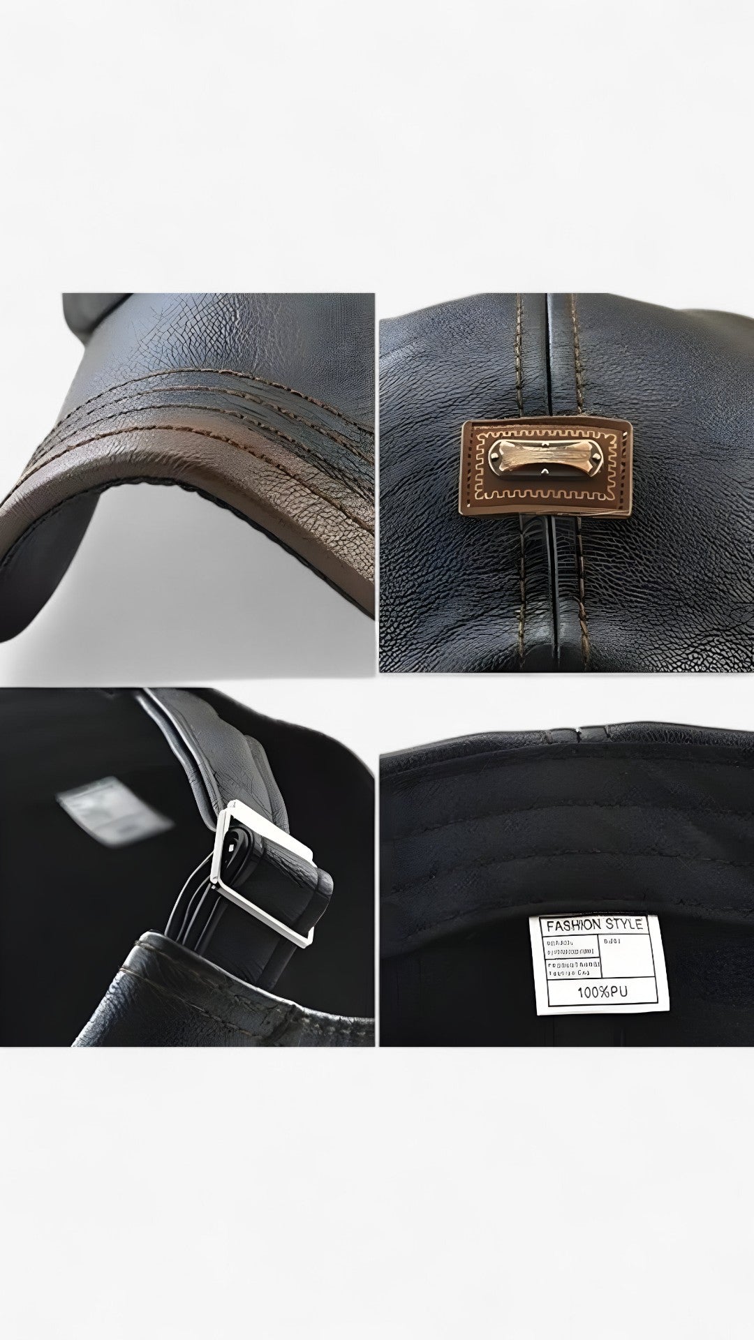FlatCap™ - Cappello retrò da uomo in pelle (1+1 GRATIS) - - 1+1 GRATIS beret caps FlatCap™ mens cap Retro - Concept Palermo