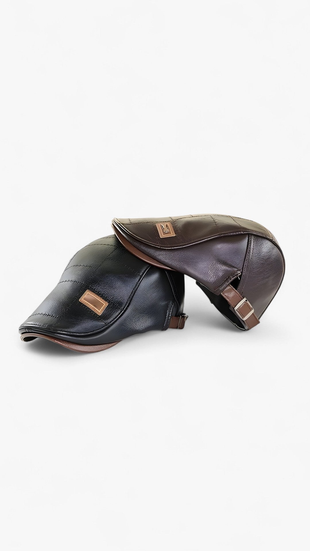 FlatCap™ - Cappello retrò da uomo in pelle (1+1 GRATIS) - - 1+1 GRATIS beret caps FlatCap™ mens cap Retro - Concept Palermo