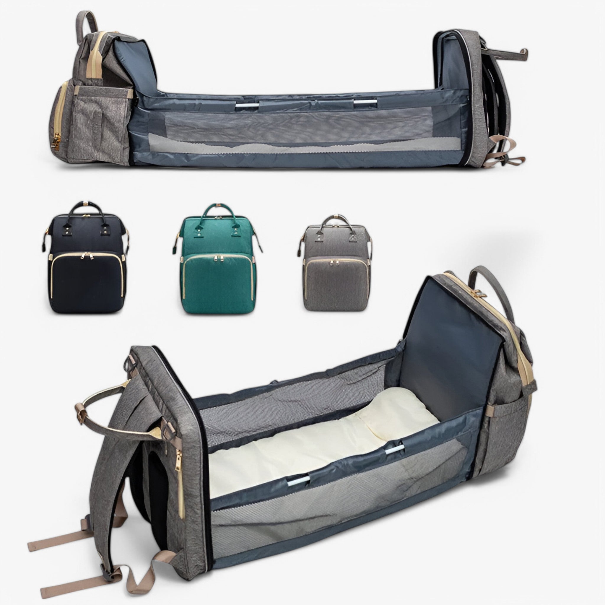 Lisa | Marsupio multifunzionale con lettino - - - Concept Palermo