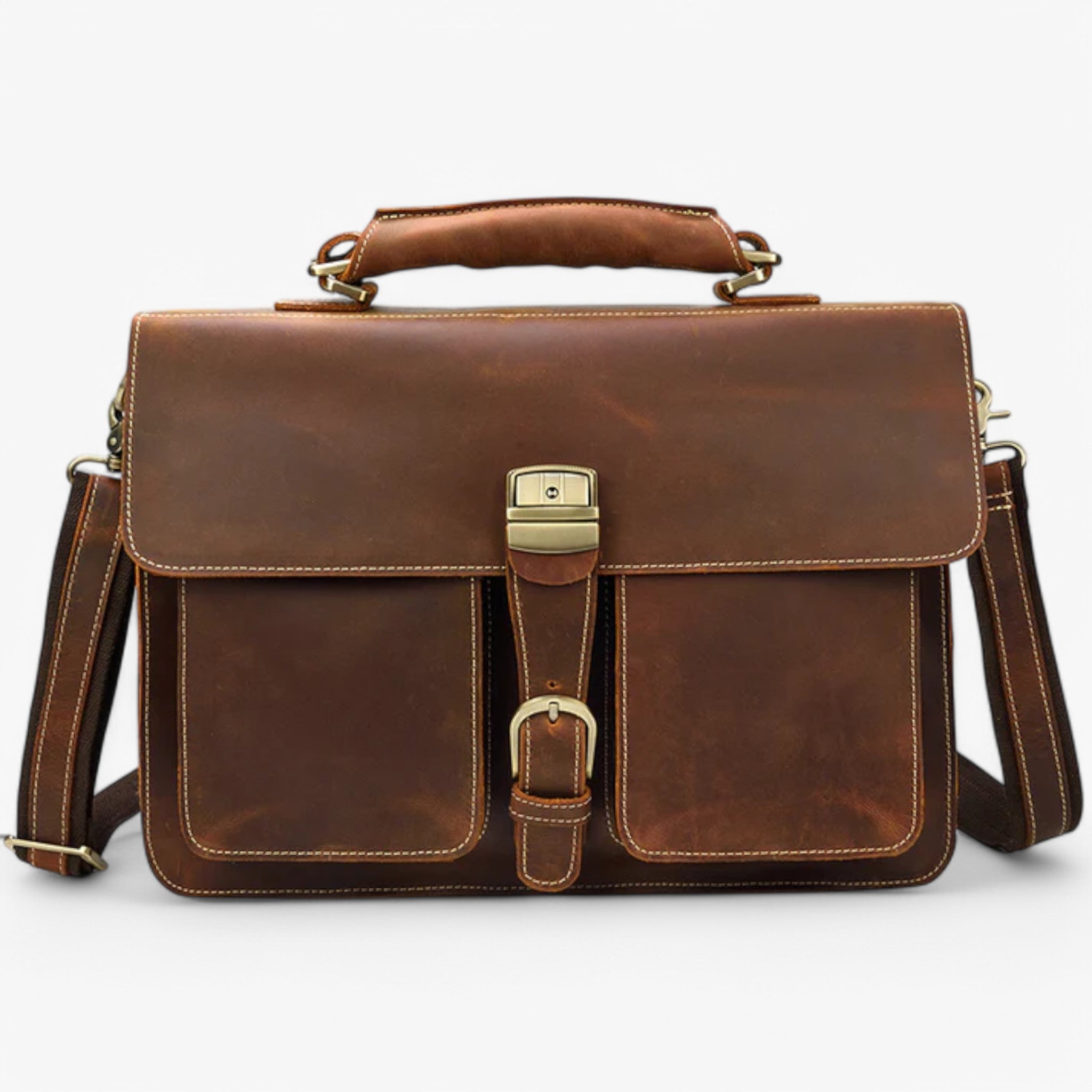 Luca | Borsa in Pelle con Tracolla - - - Concept Palermo