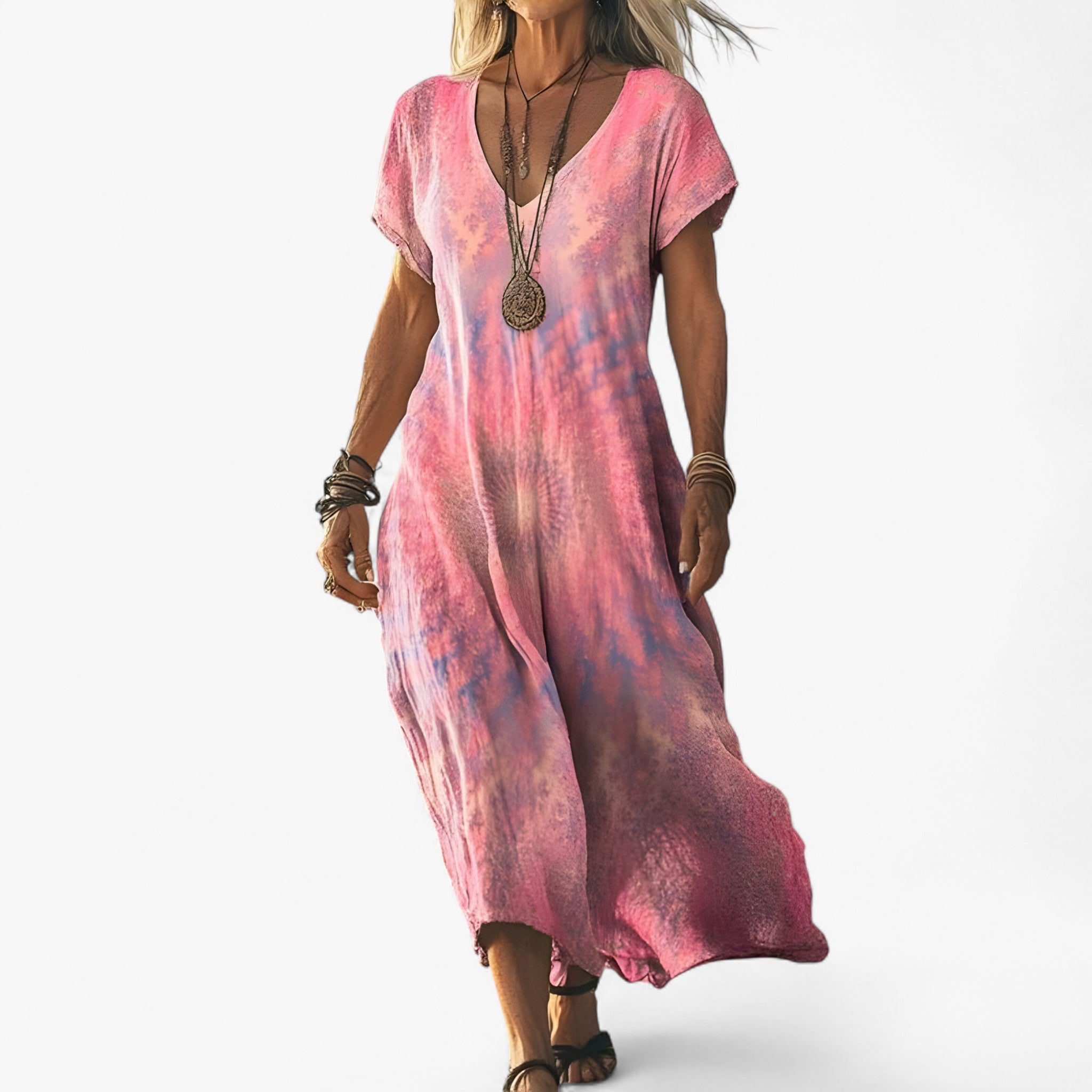 Marie - Vestito Vintage Gradient - Multicolore 1 - - Concept Palermo