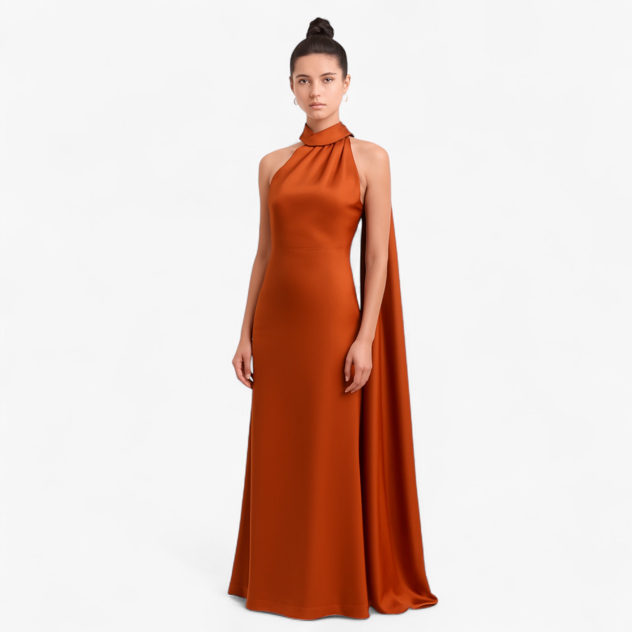 Lia – Abito da Sera Sofisticato con Schiena Scoperta e Strascico Fluido - - DRESS Dresses robes - Concept Palermo